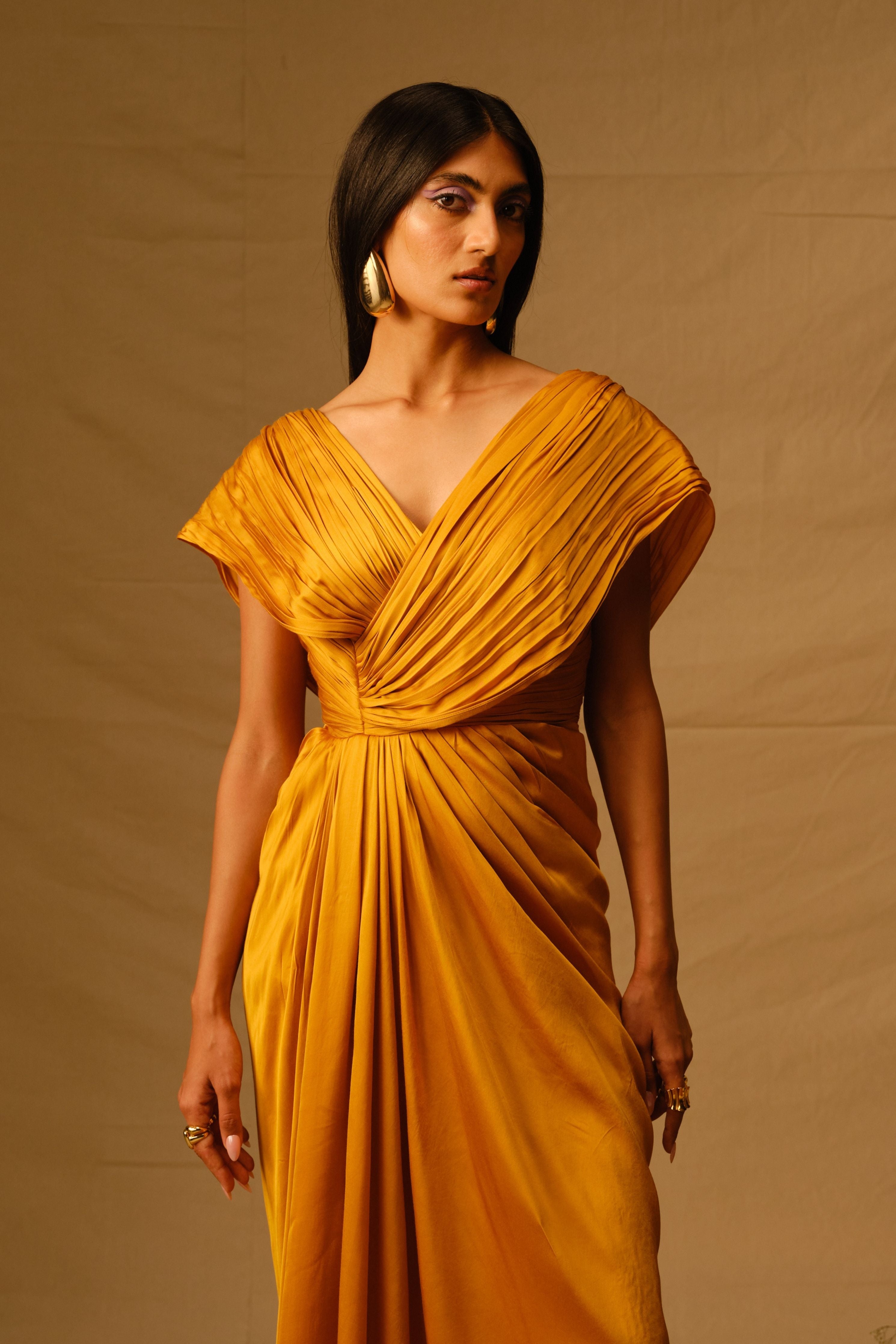 Golden Glow Dress