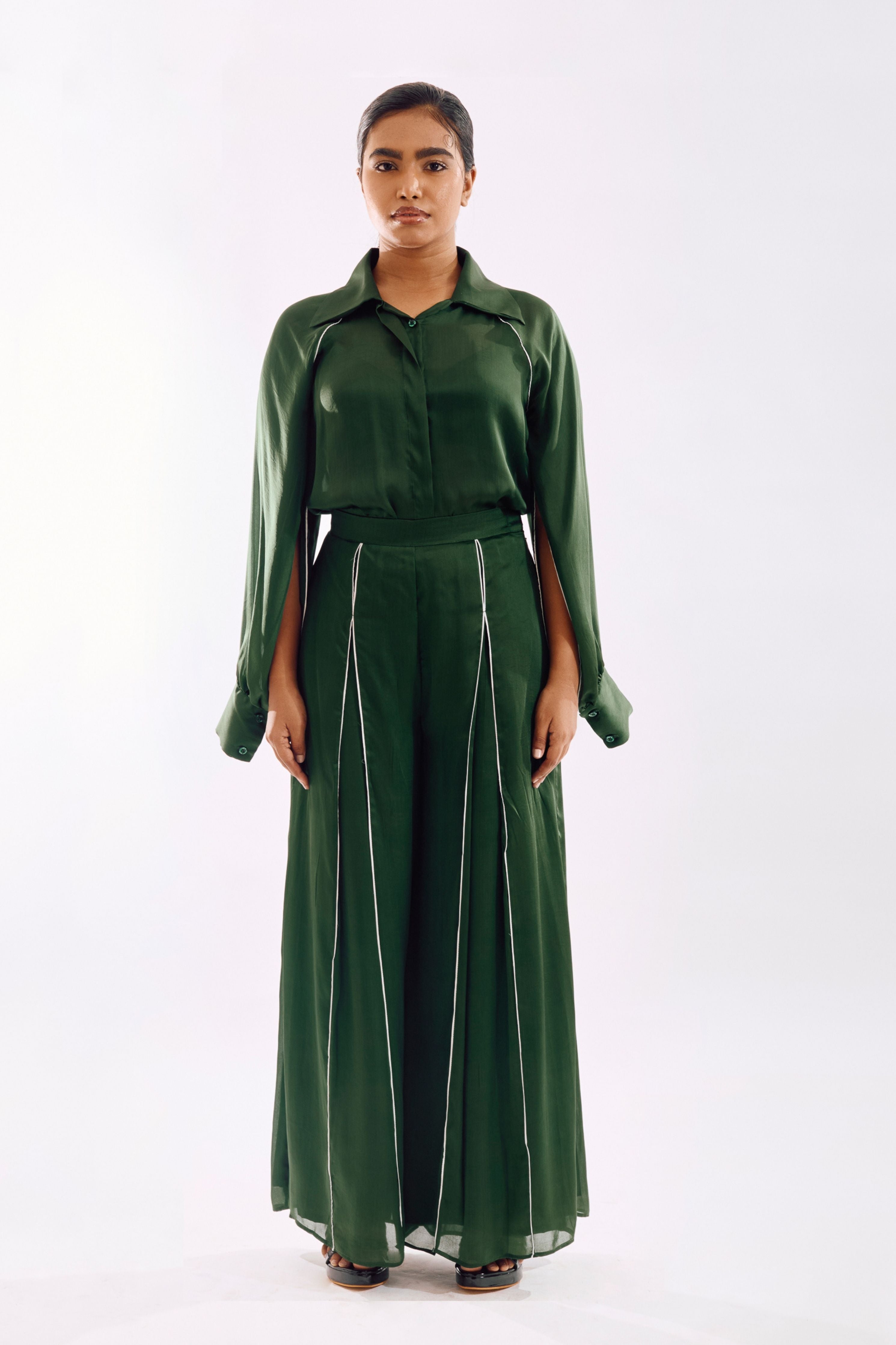 Green Cape Co-Ord set