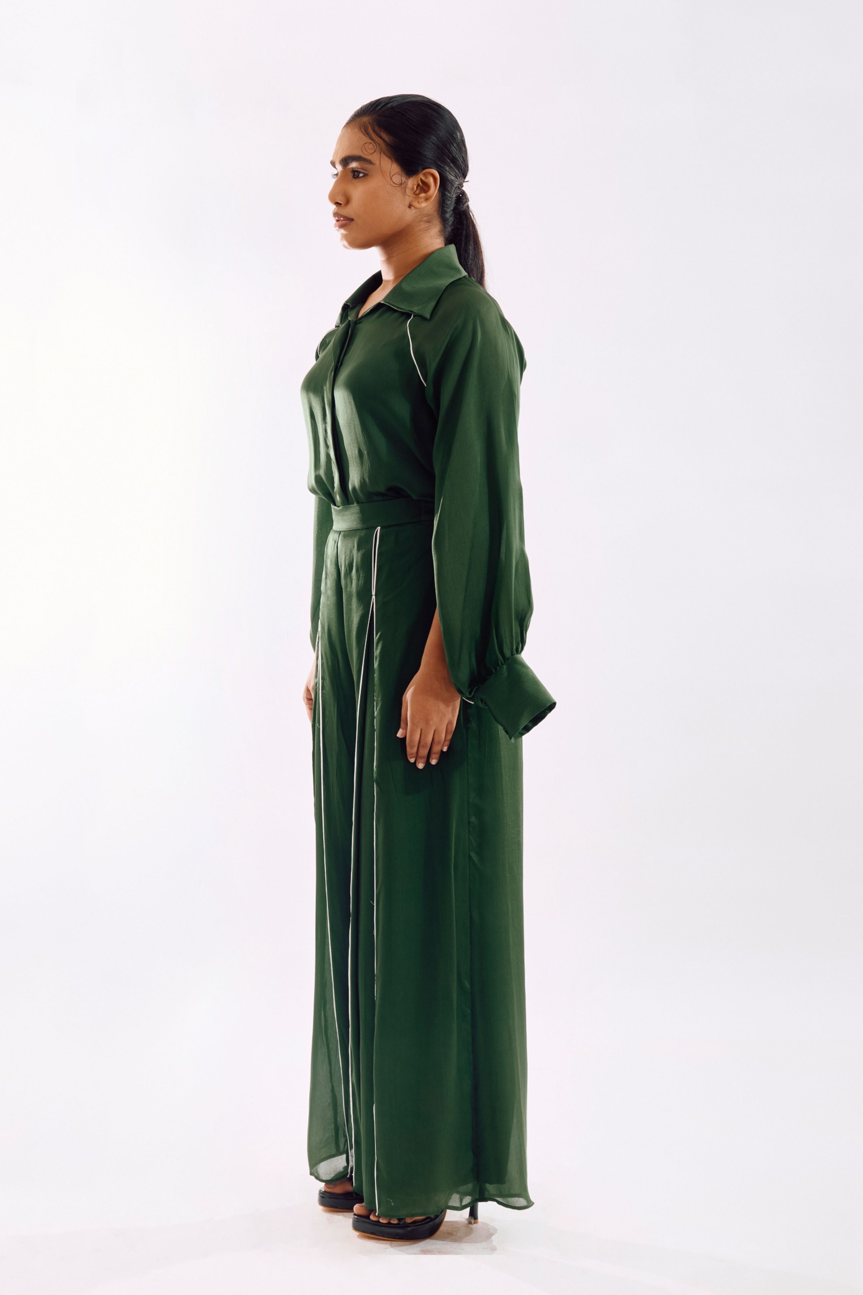 Green Cape Co-Ord set