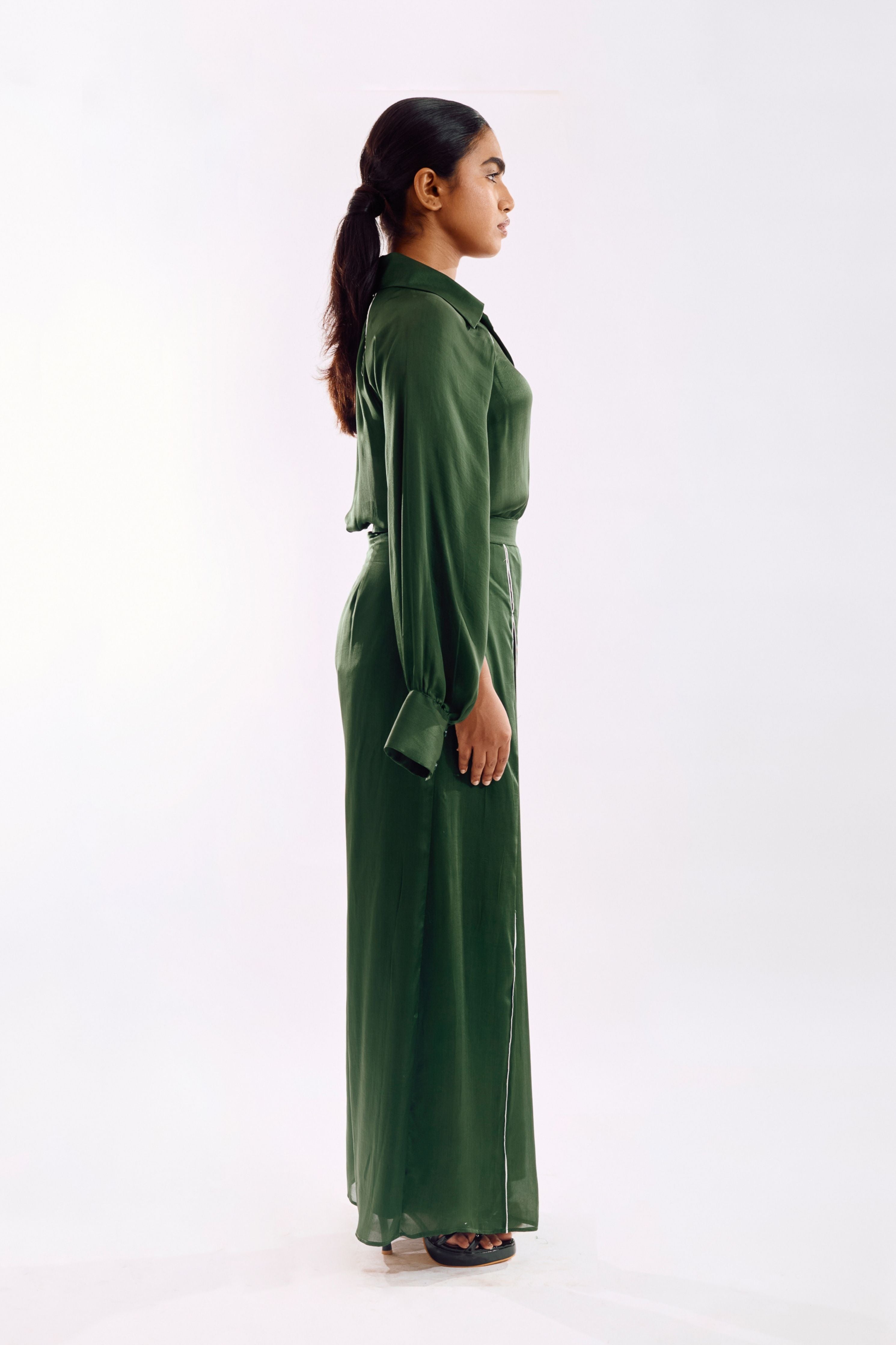 Green Cape Co-Ord set