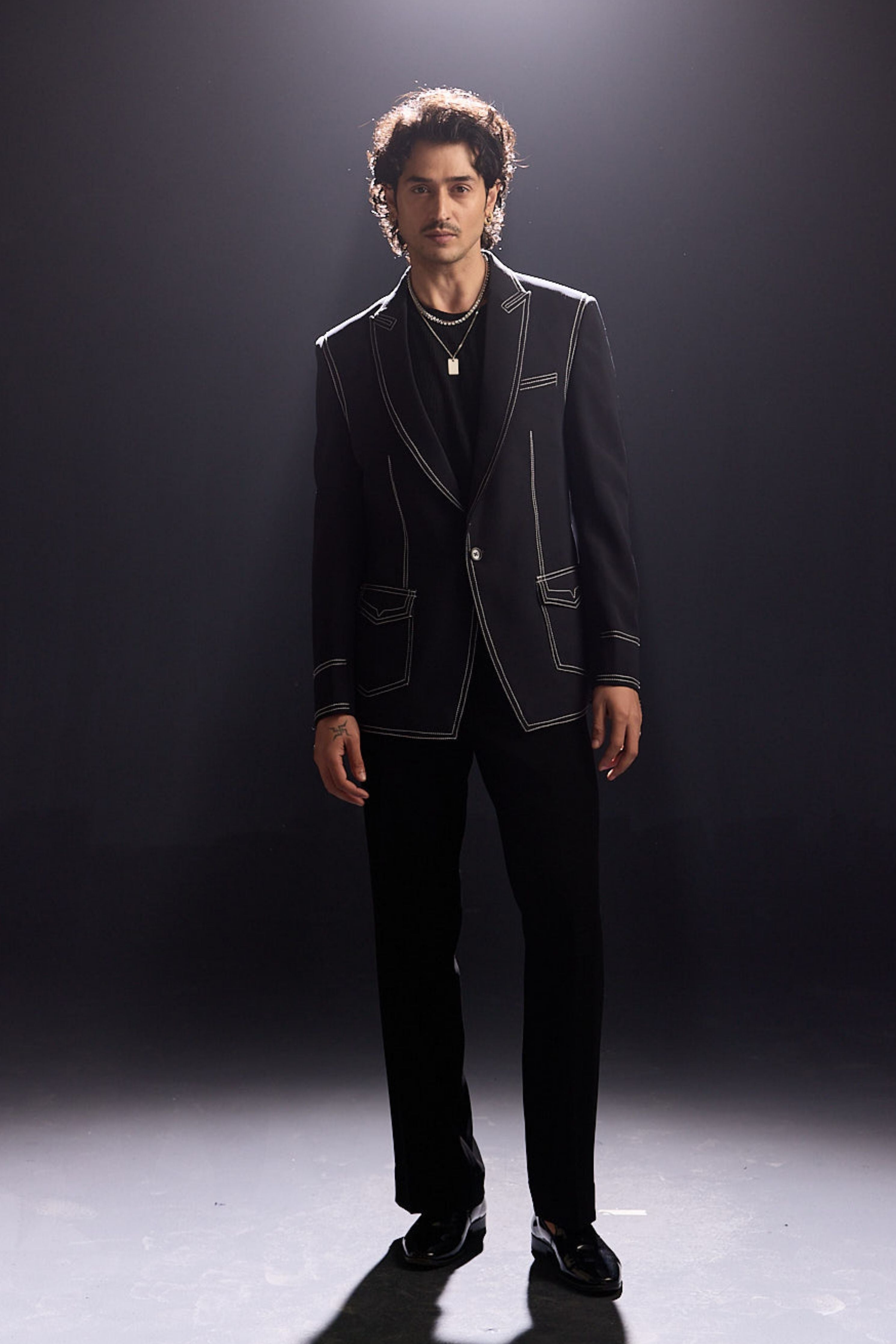 Grey Blazer Jacket