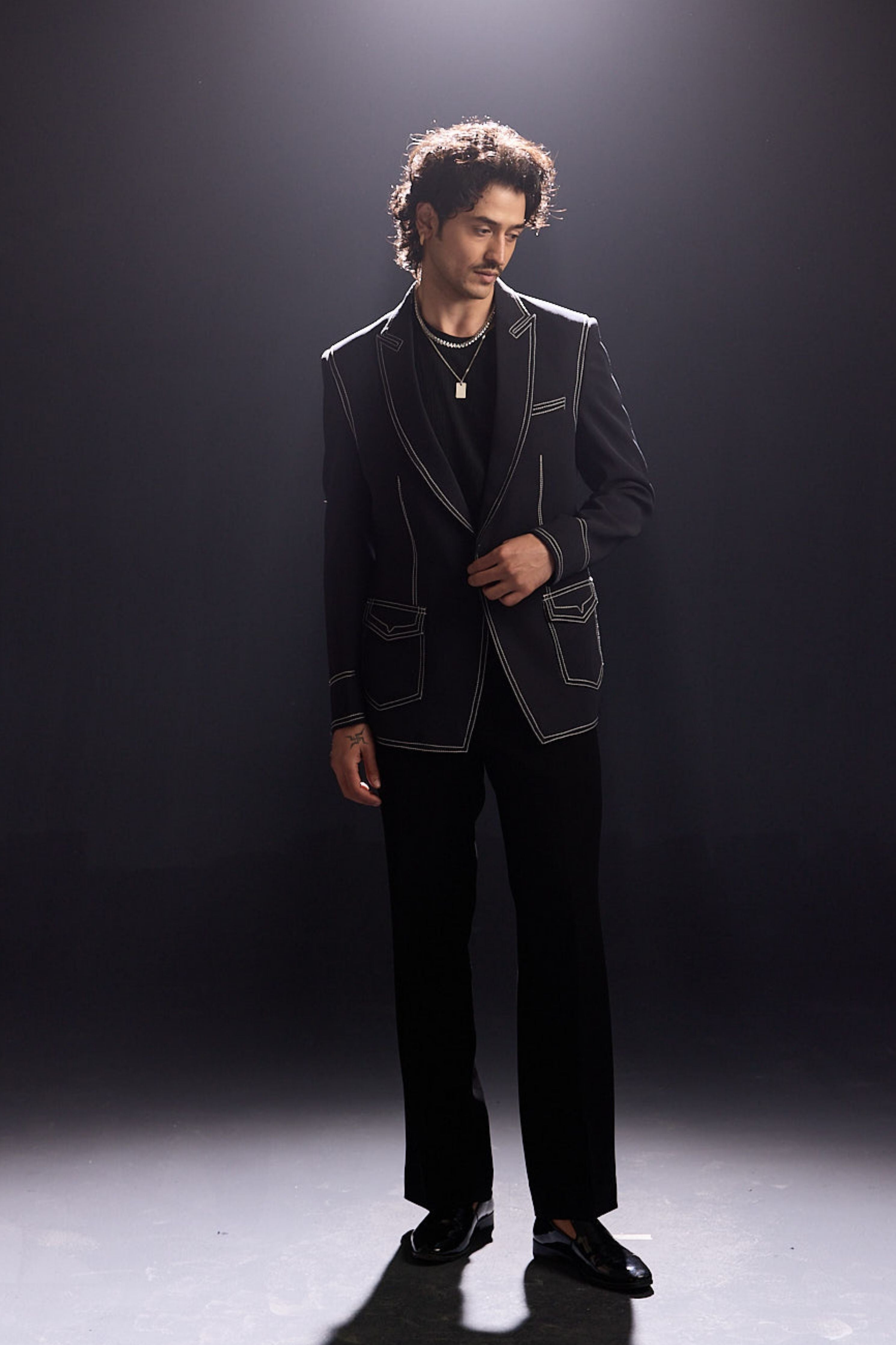 Grey Blazer Jacket