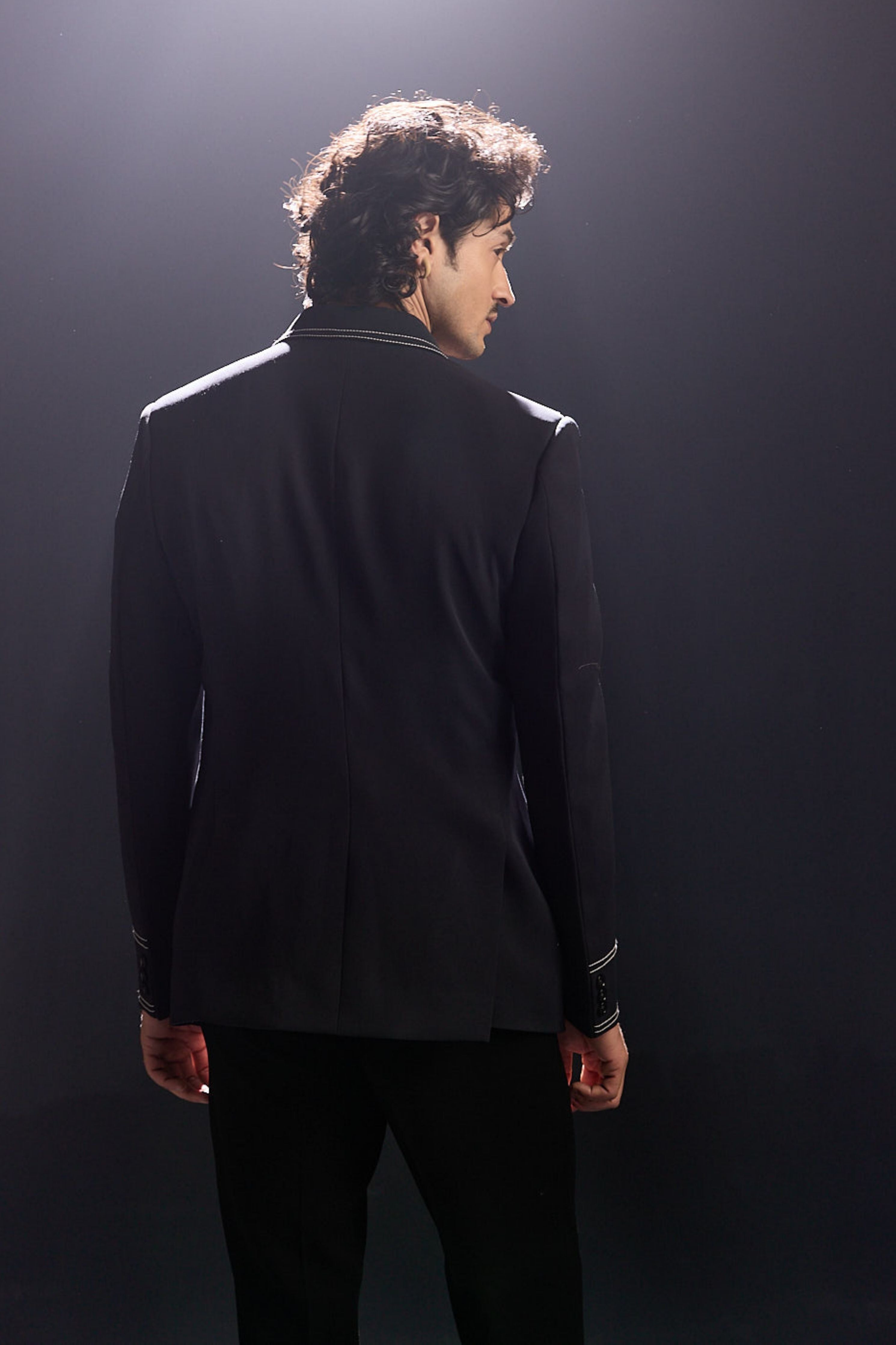 Grey Blazer Jacket
