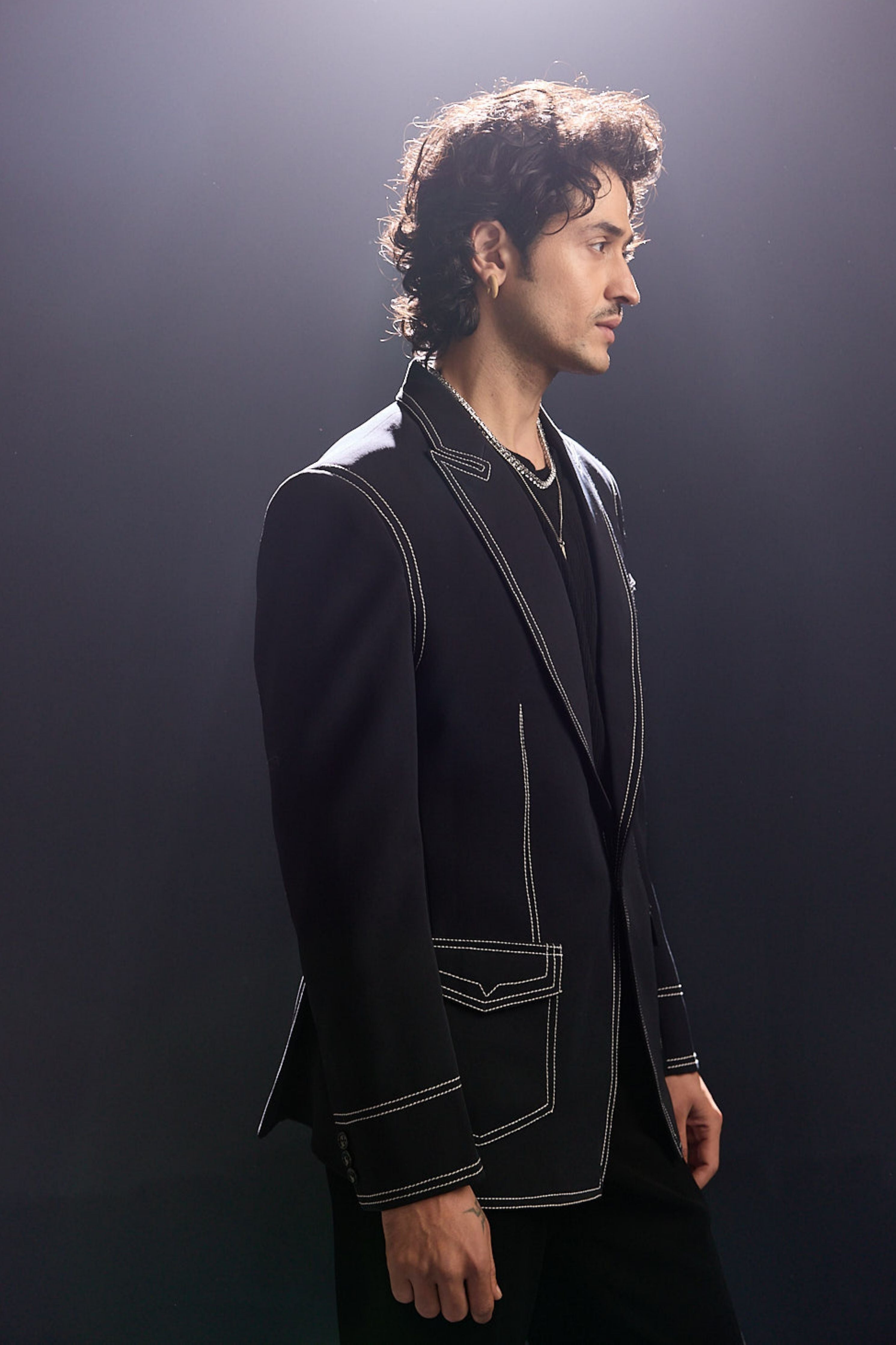 Grey Blazer Jacket