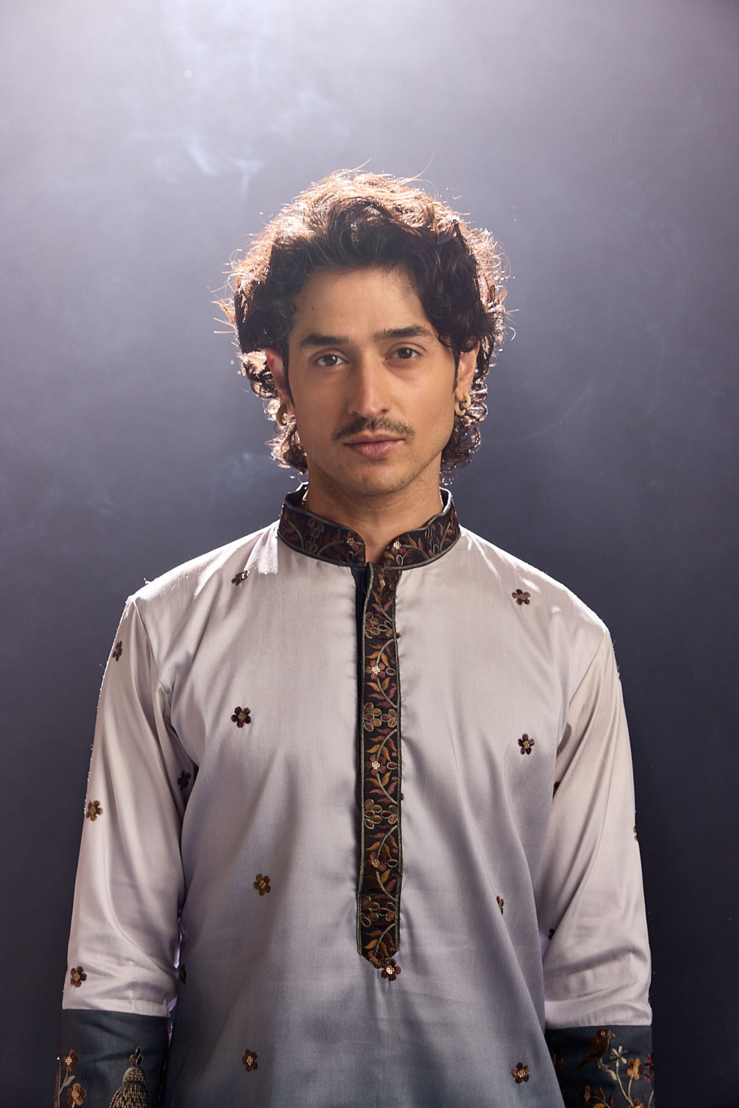 Grey Ombre Kurta Set