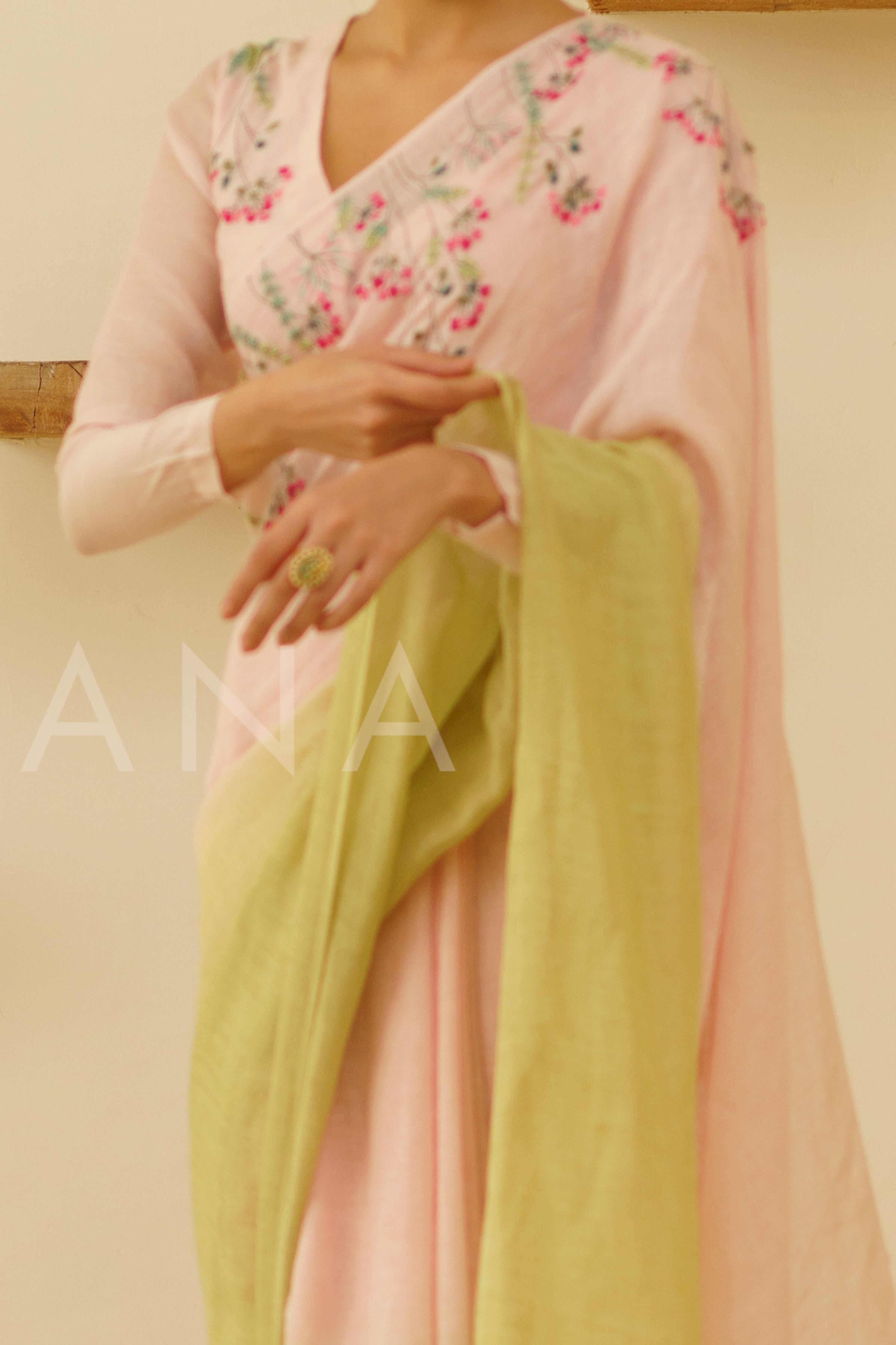 Gulnoor Linen Sari