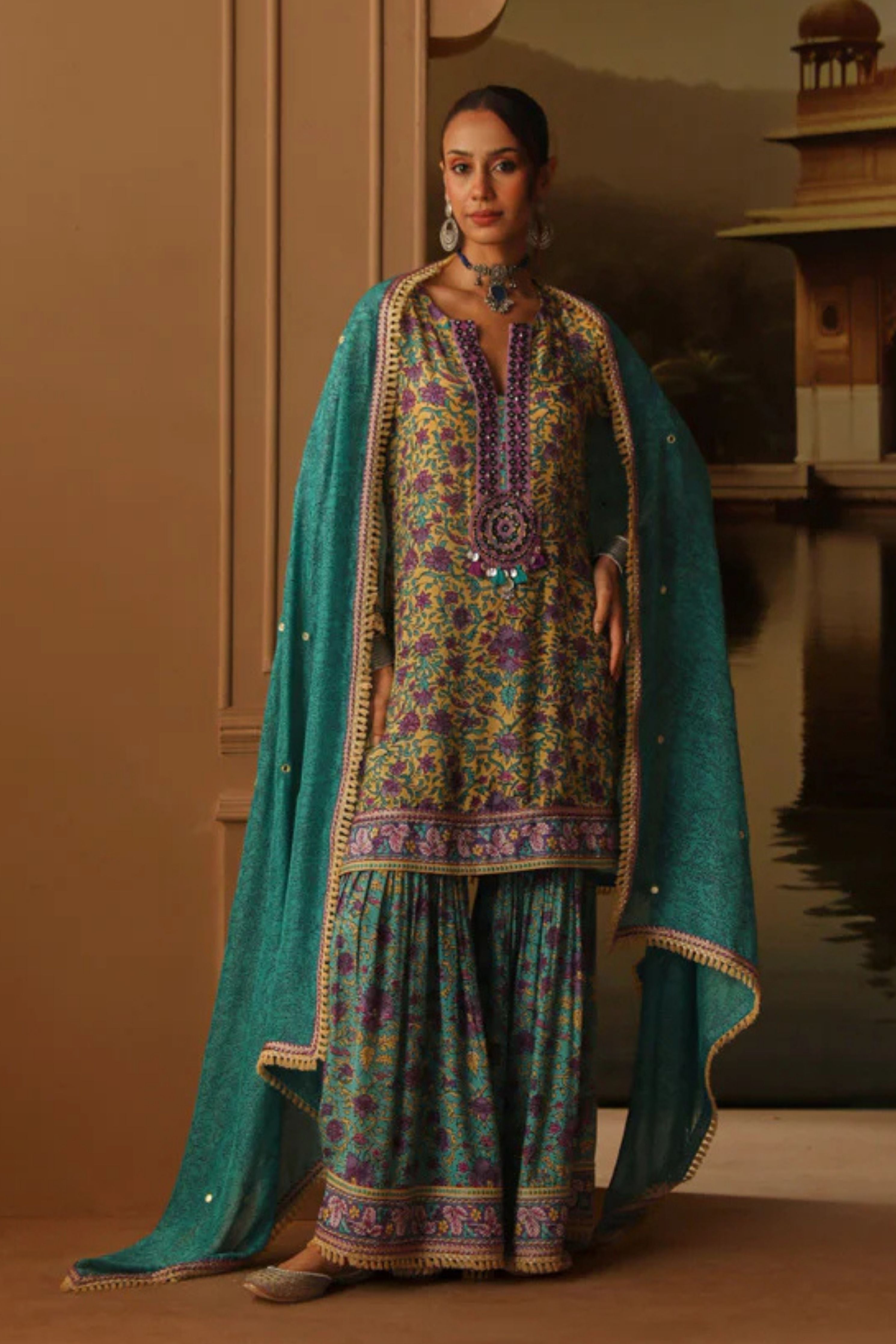 Gulshan Sharara Set