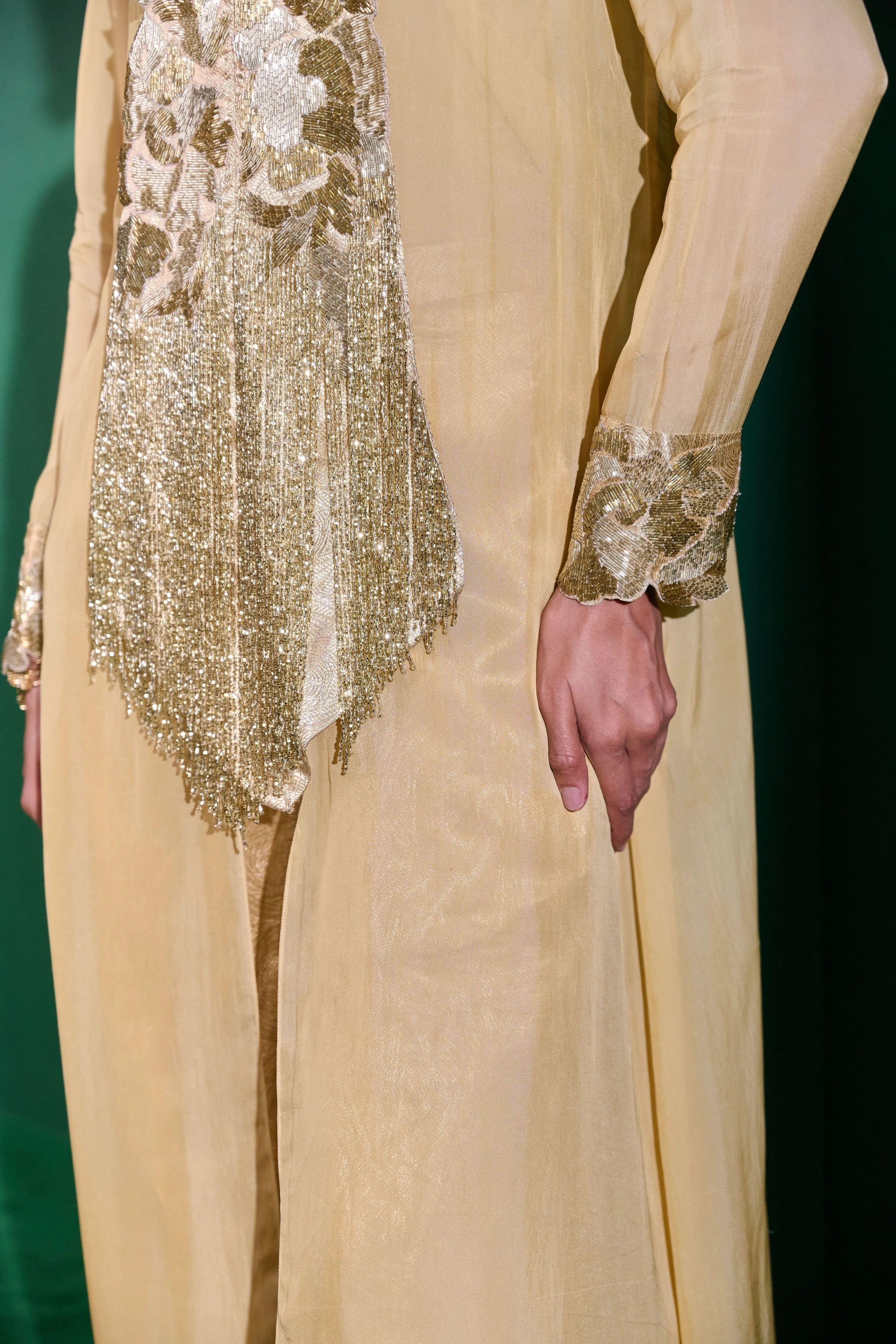 Gulzar Gilded Dress With Pants
