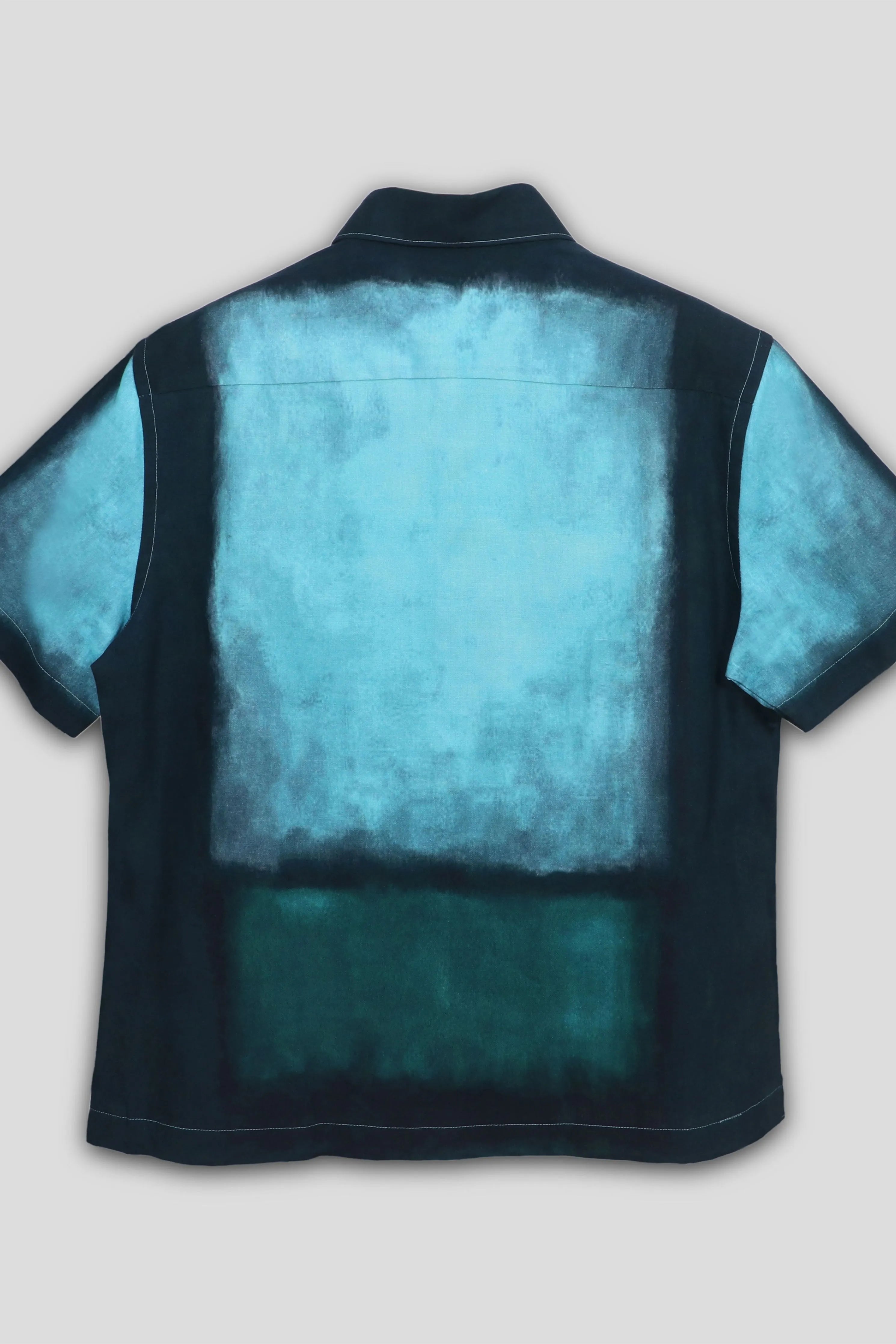 Forest Teal Green Gradient Shirt