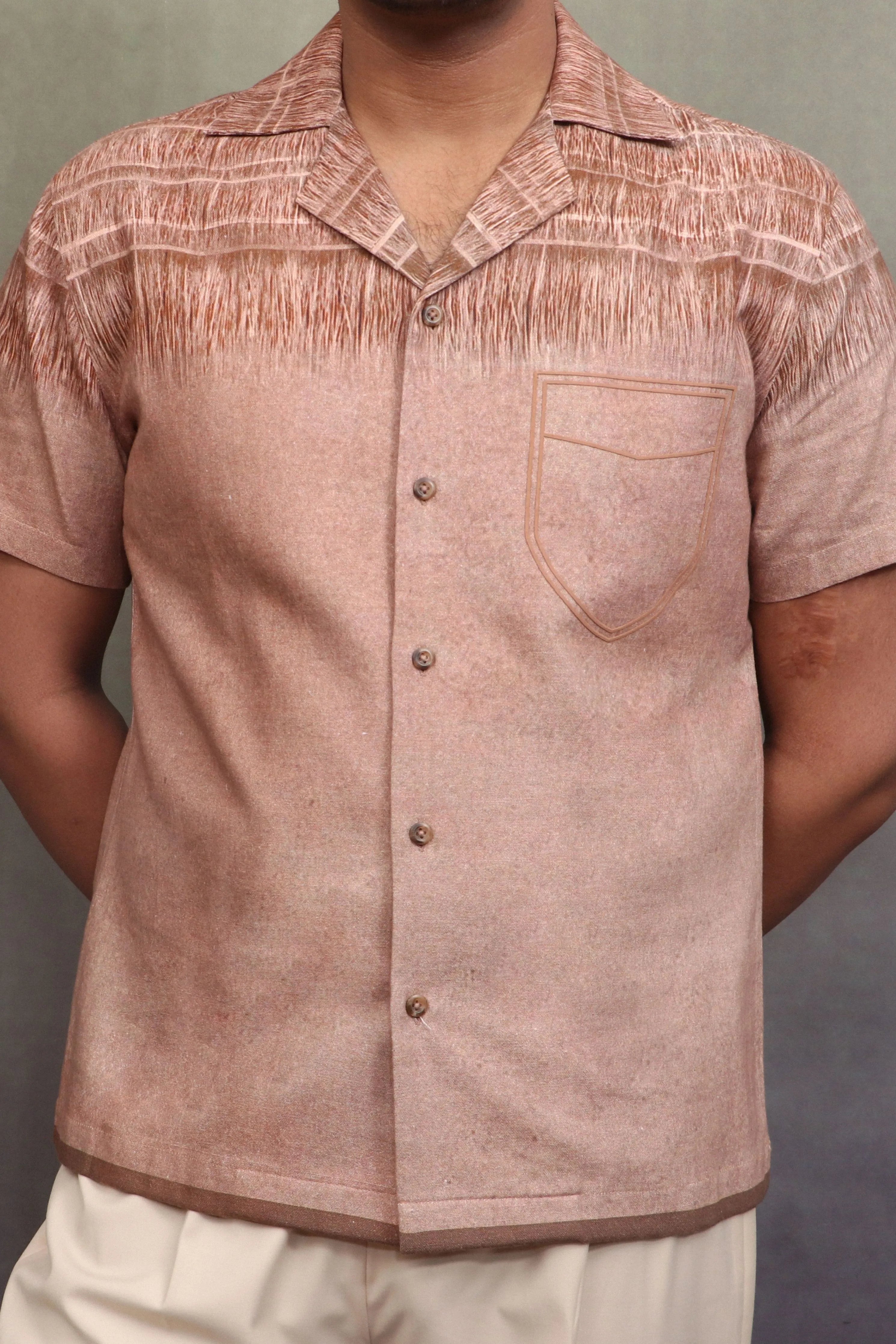 Kutch Brown Khadi Shirt