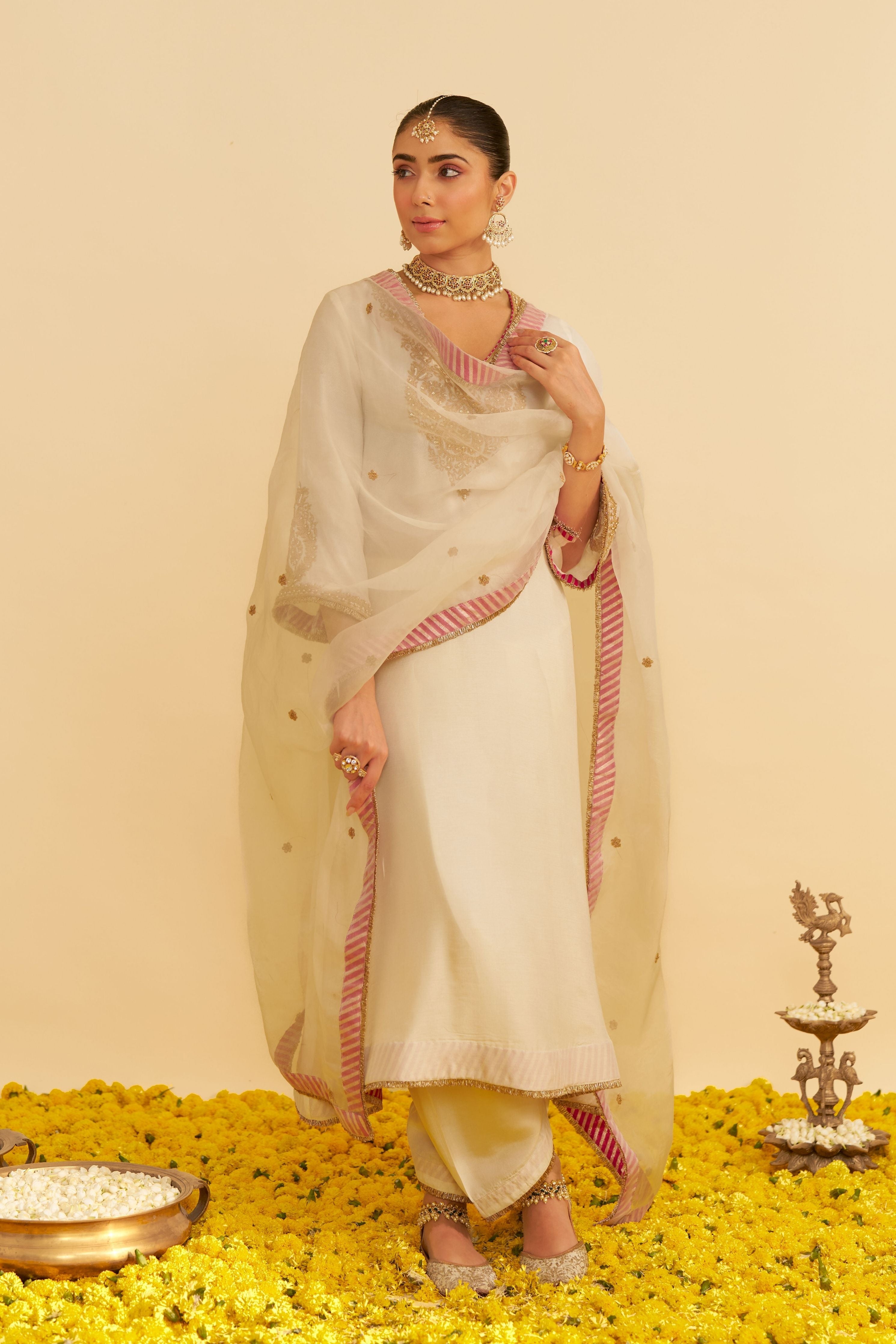 Haayat Long Kaftan With Salwar