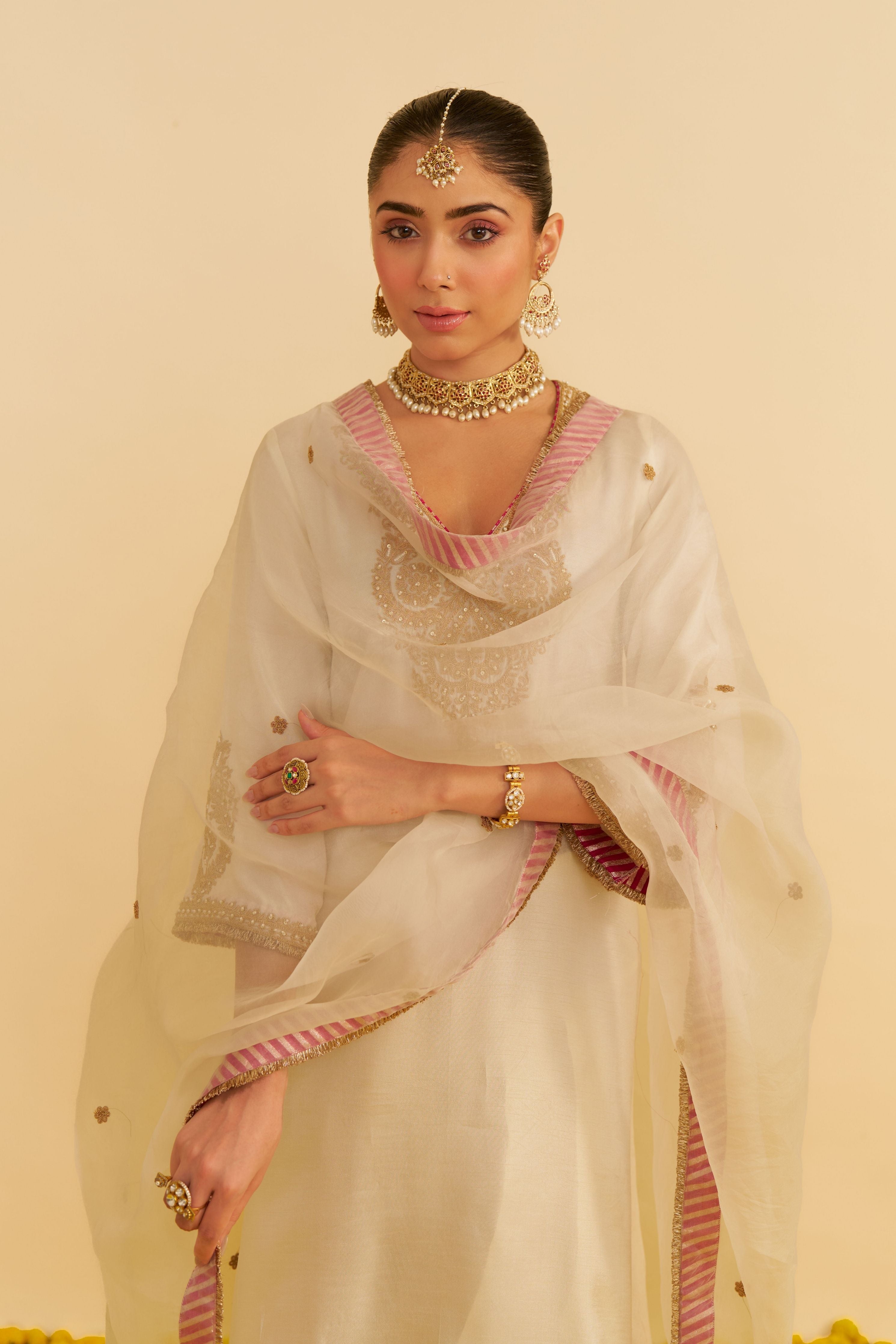 Haayat Long Kaftan With Salwar