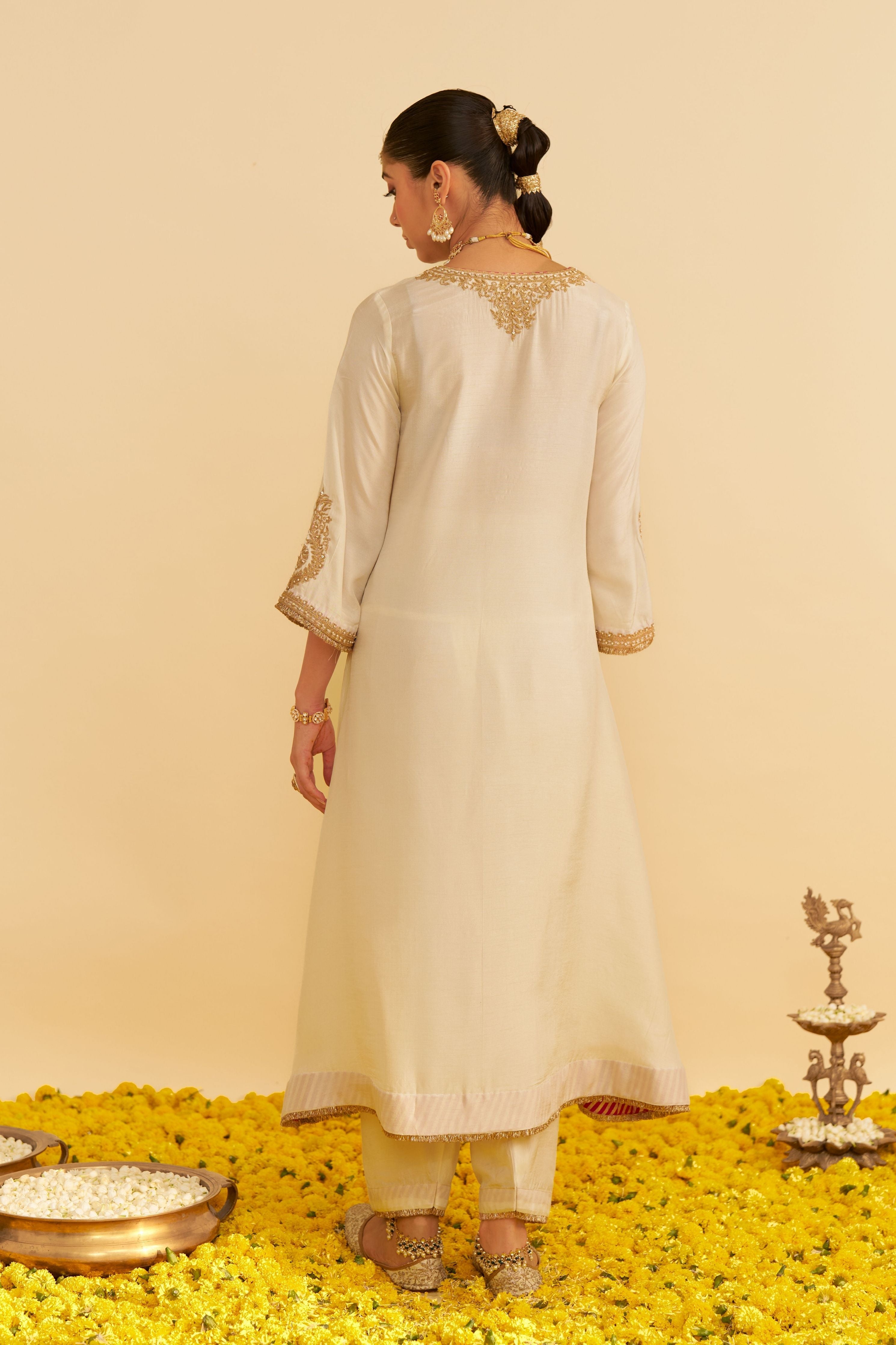 Haayat Long Kaftan With Salwar