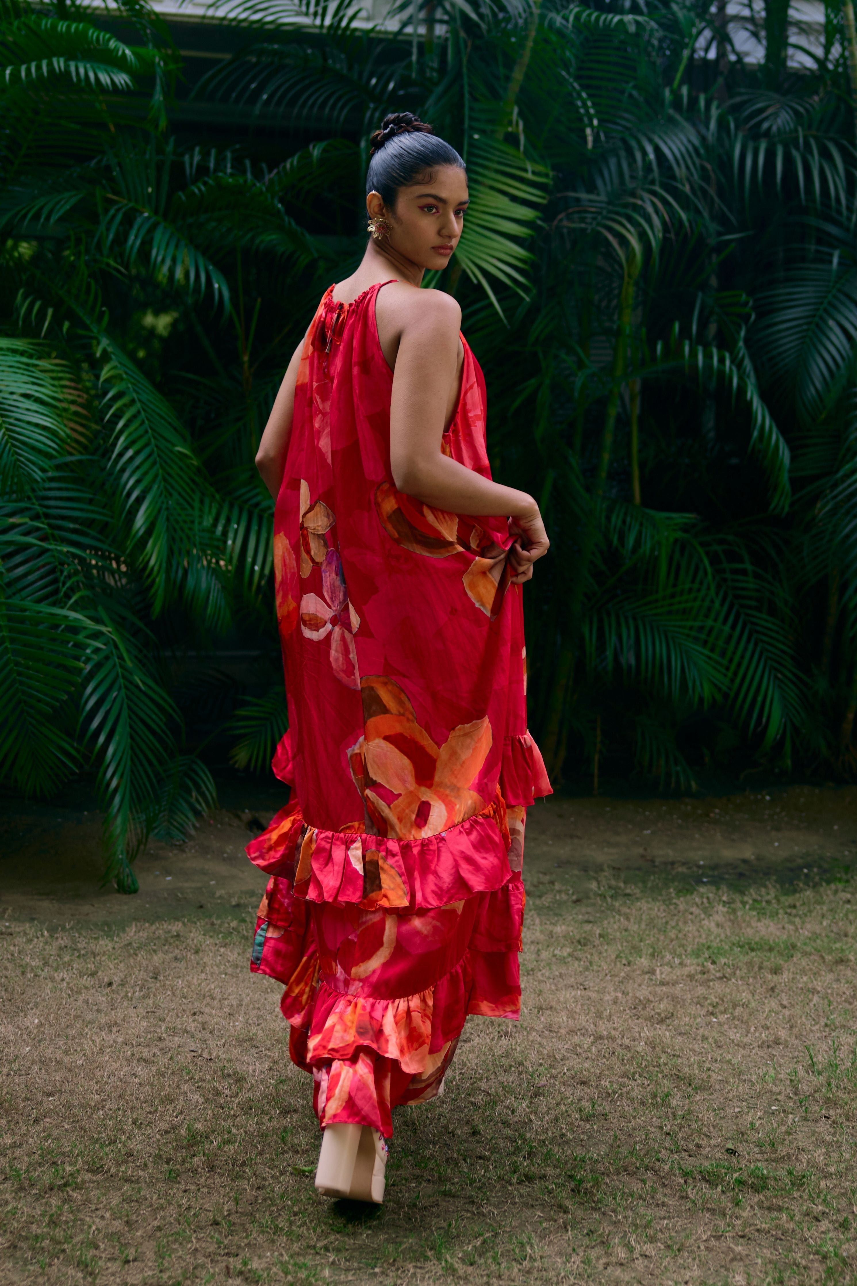 Halter Neck Maxi Dress