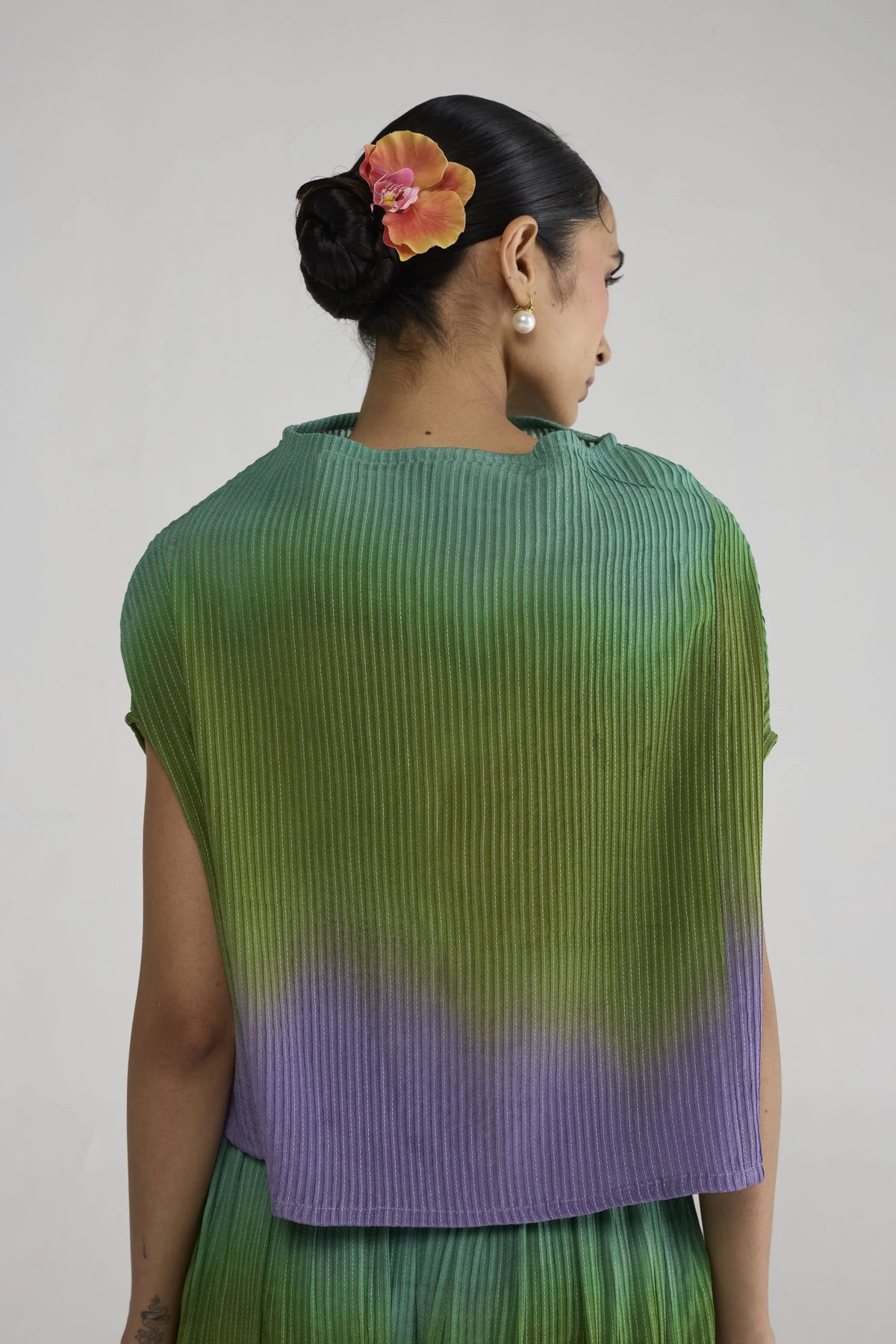 Hana Pintucks Top