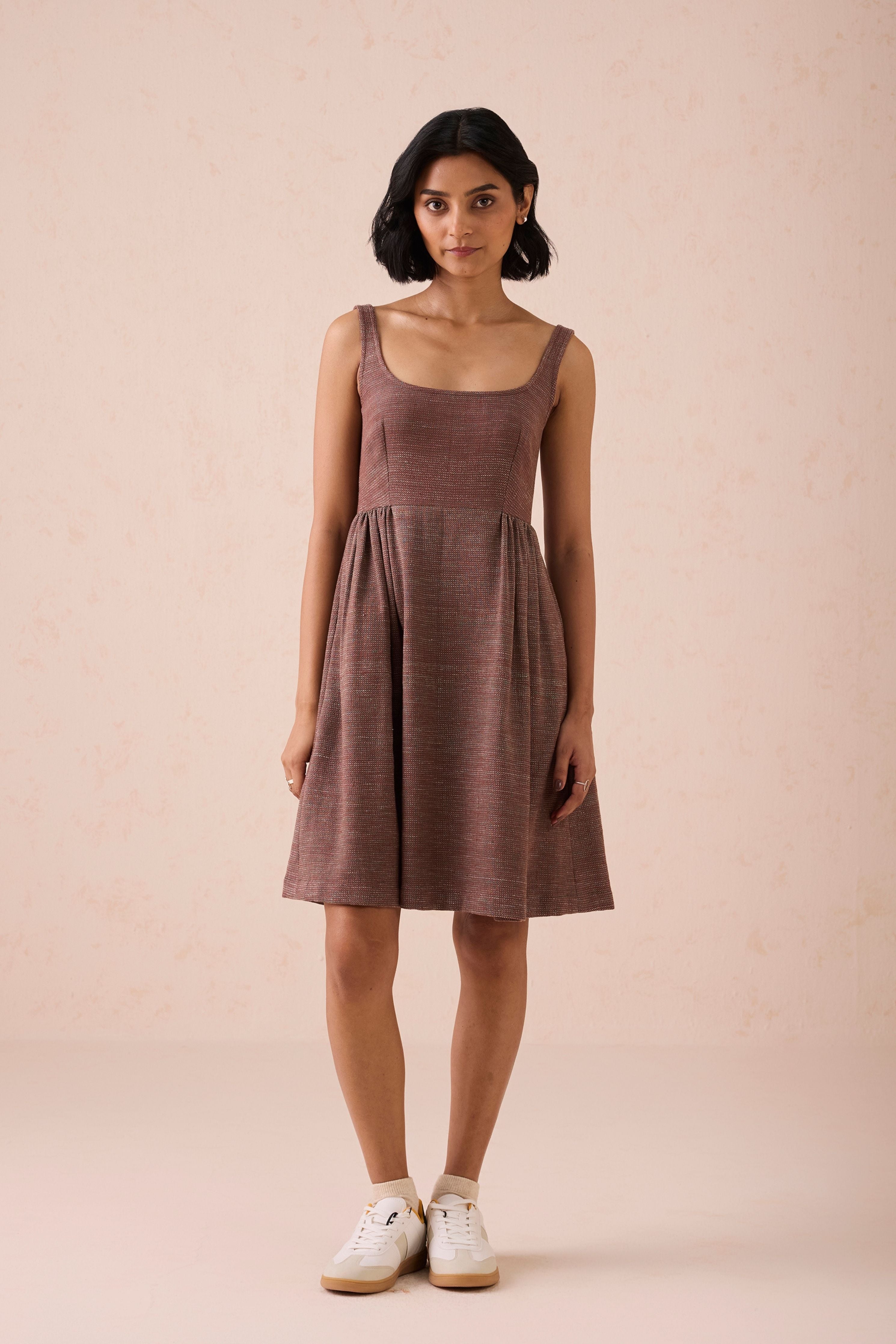 Hazel Sun Handspun Mini Dress
