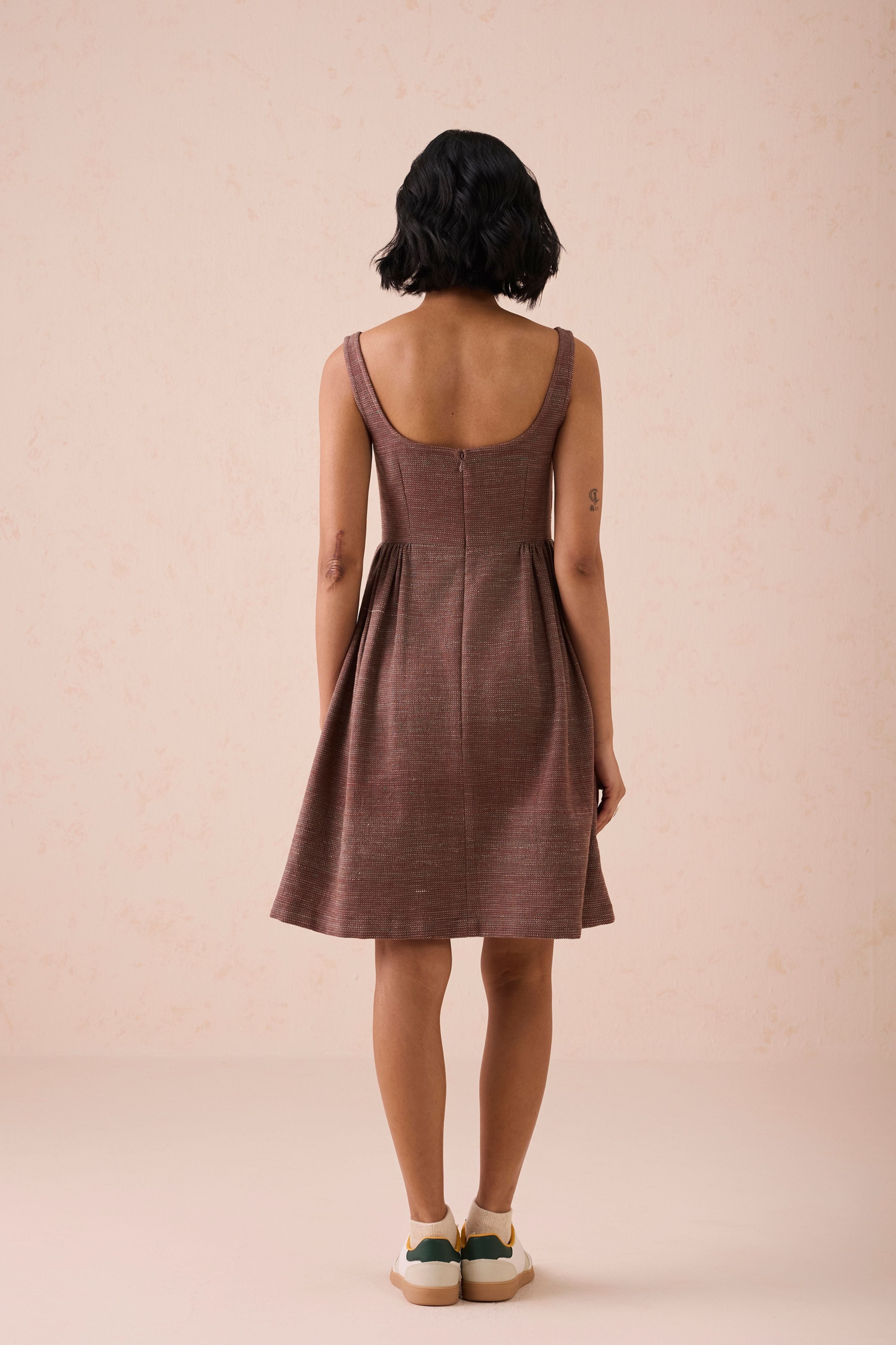 Hazel Sun Handspun Mini Dress