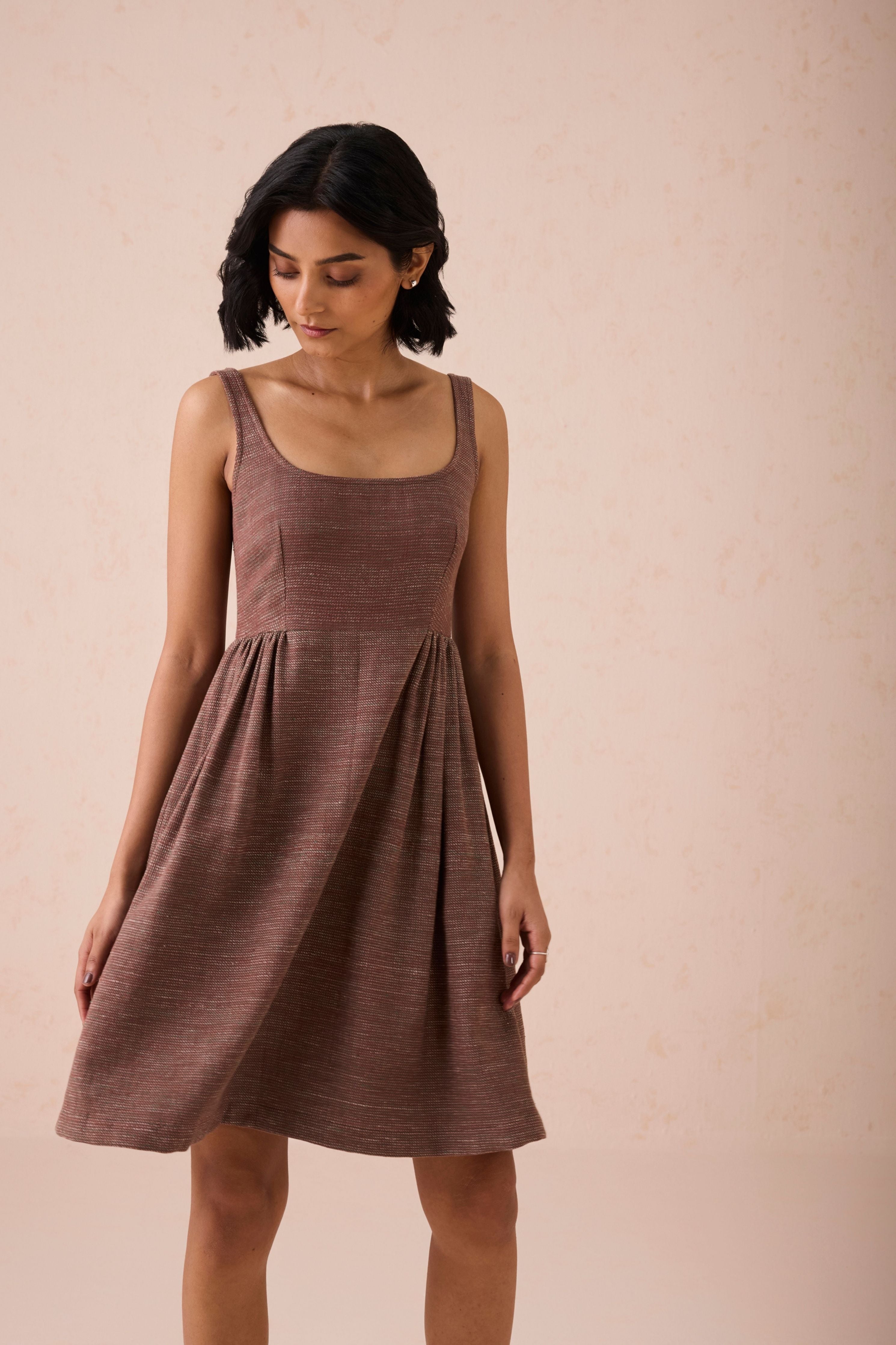 Hazel Sun Handspun Mini Dress