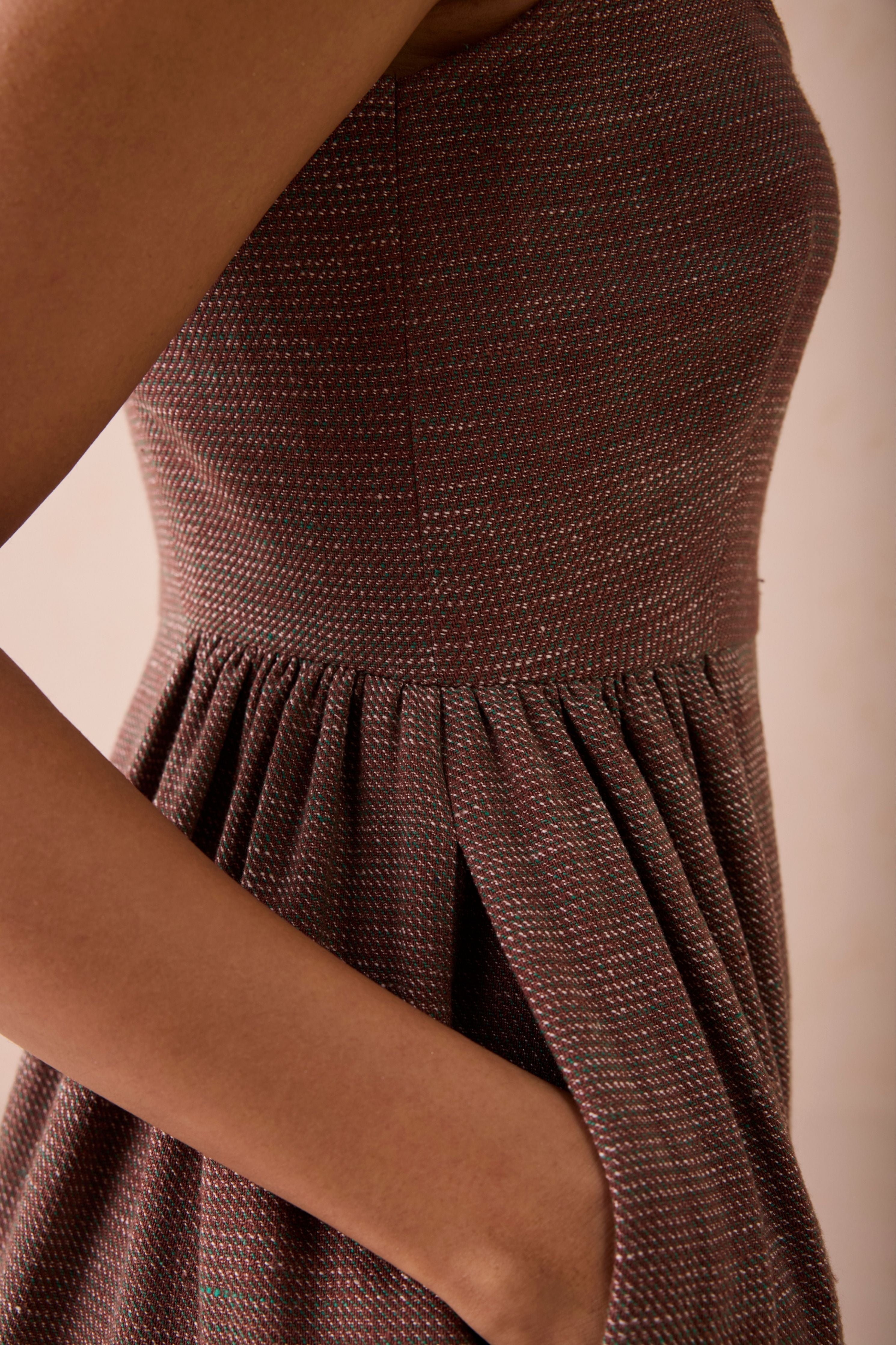 Hazel Sun Handspun Mini Dress