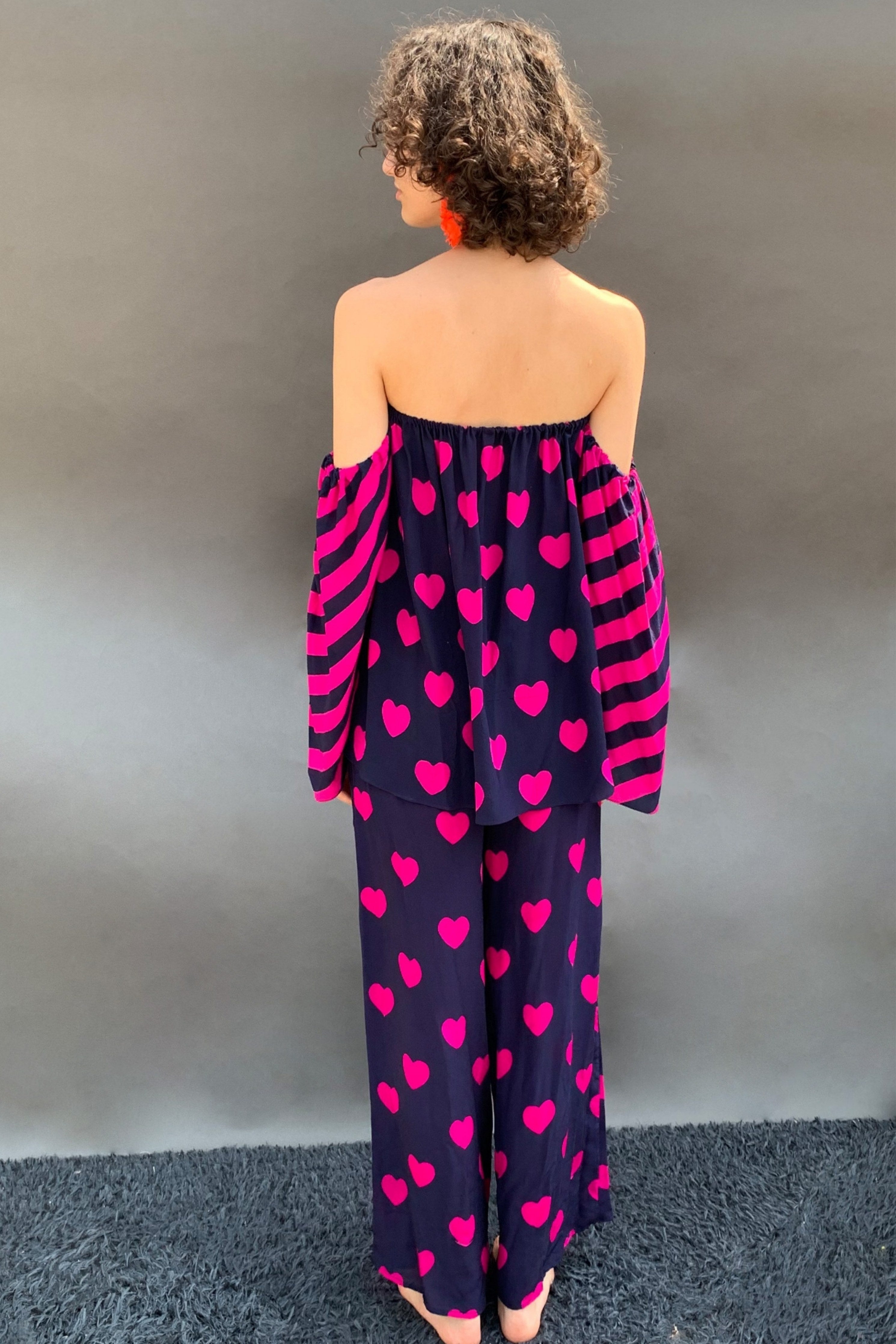Heart Printed Pants
