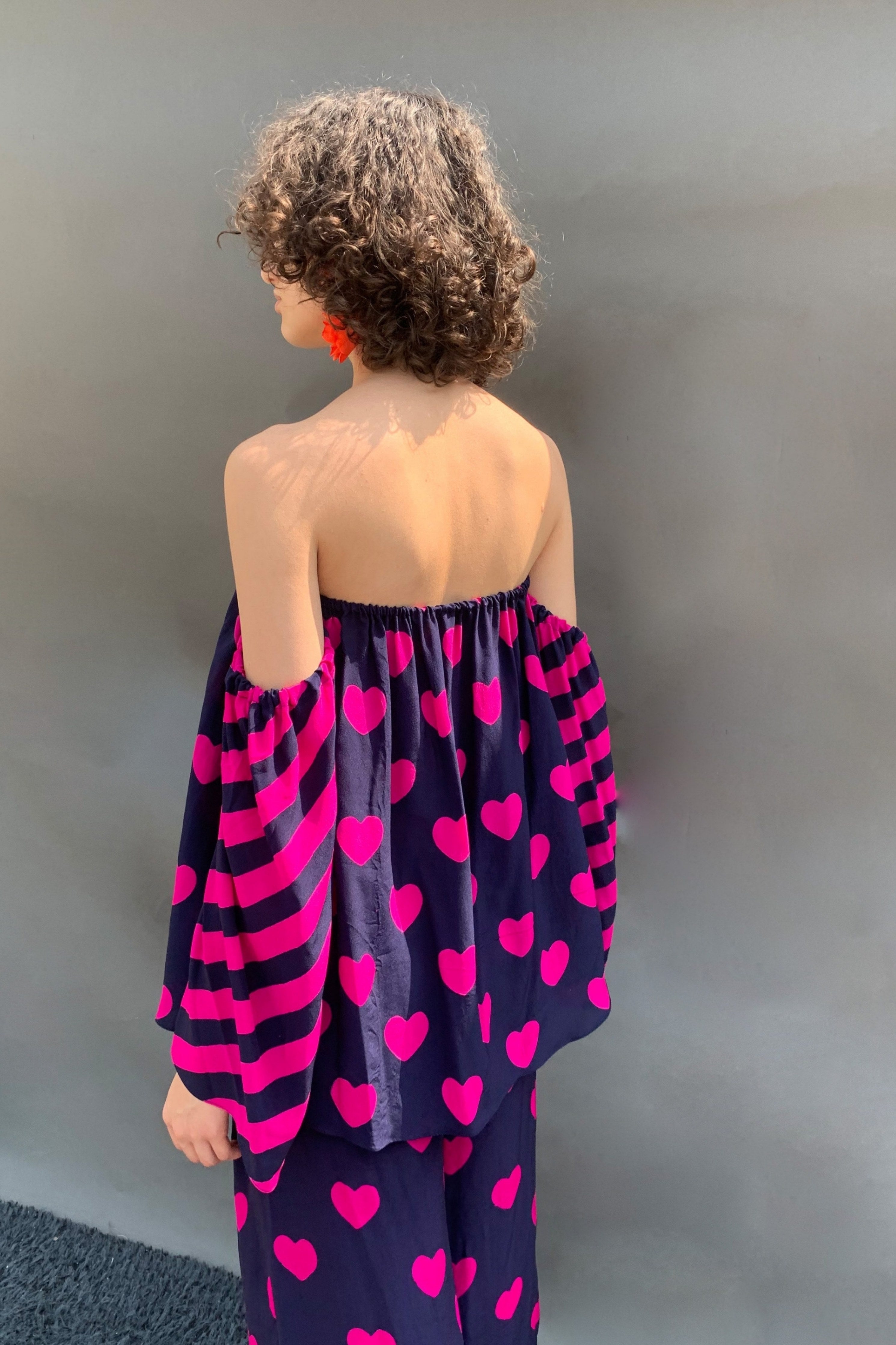 Heart Printed Top