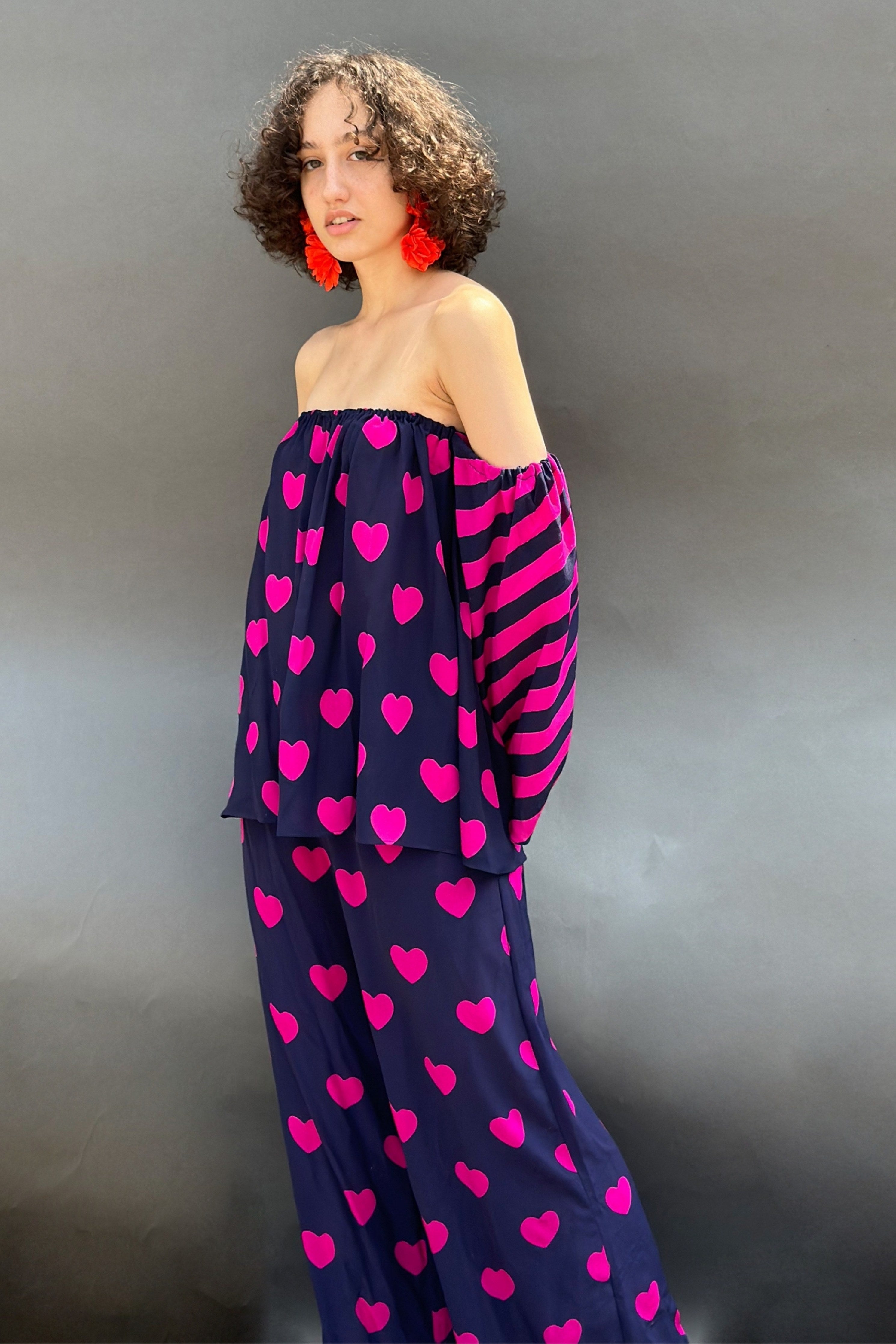 Heart Printed Top