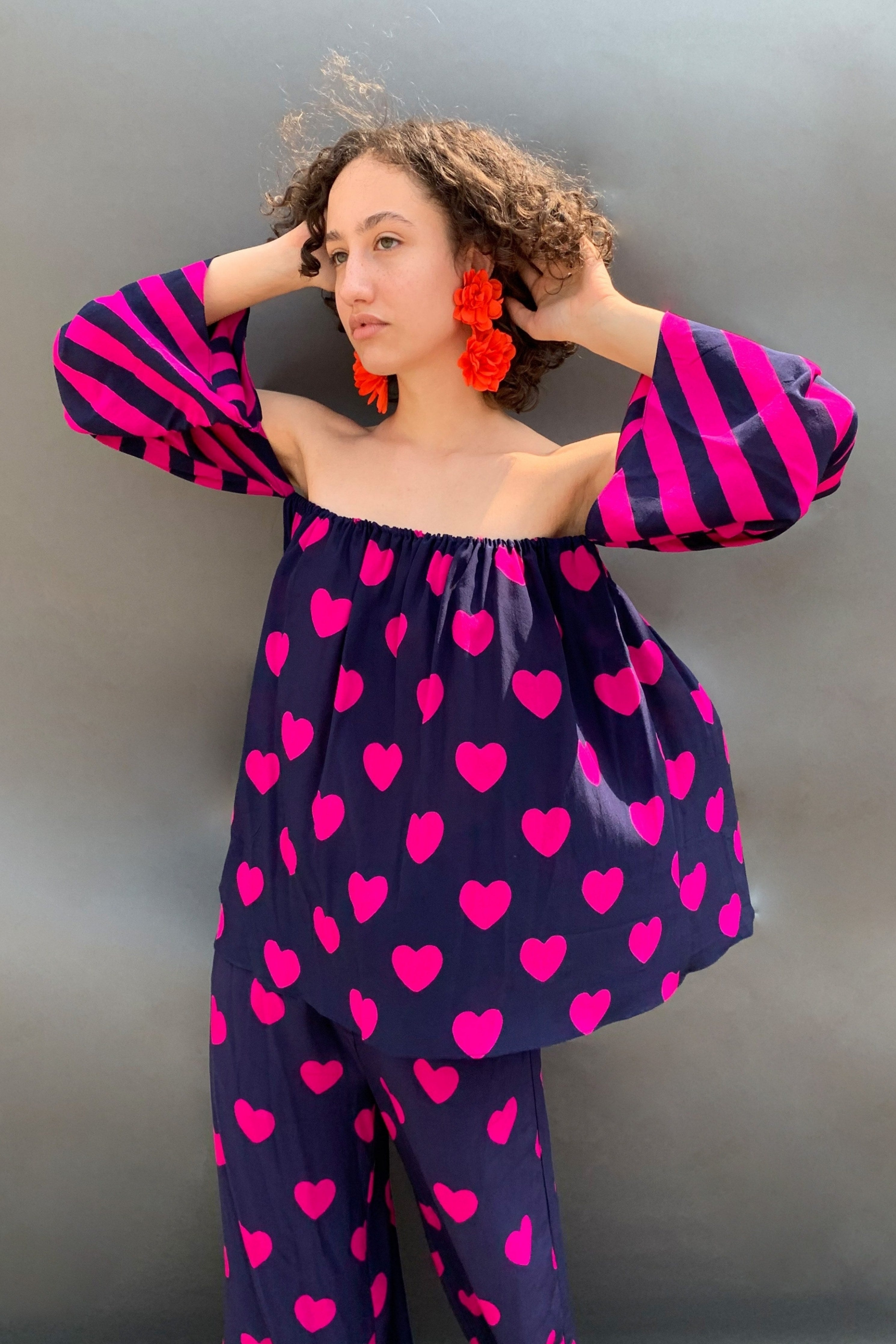 Heart Printed Top
