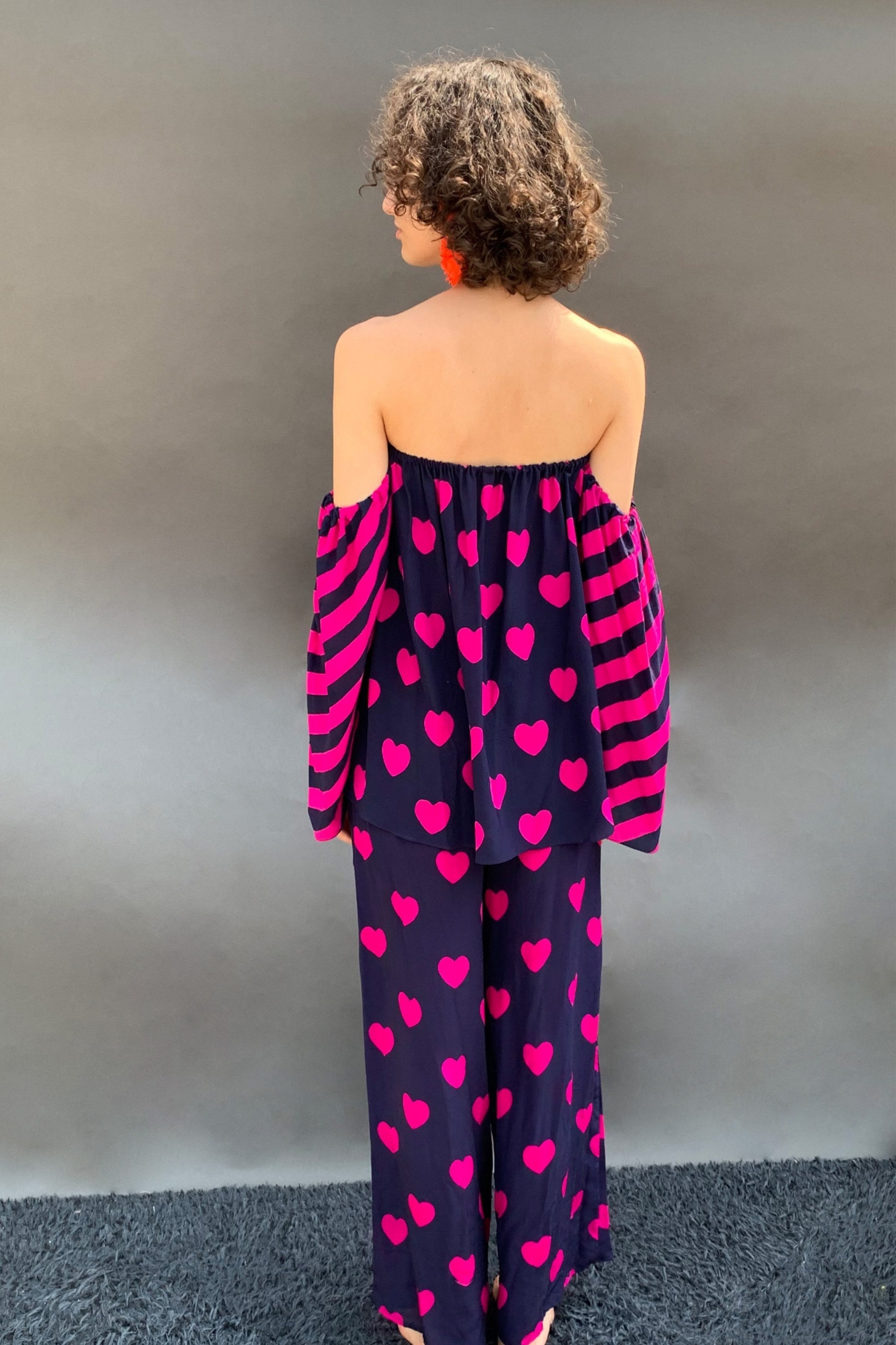 Heart Printed Top