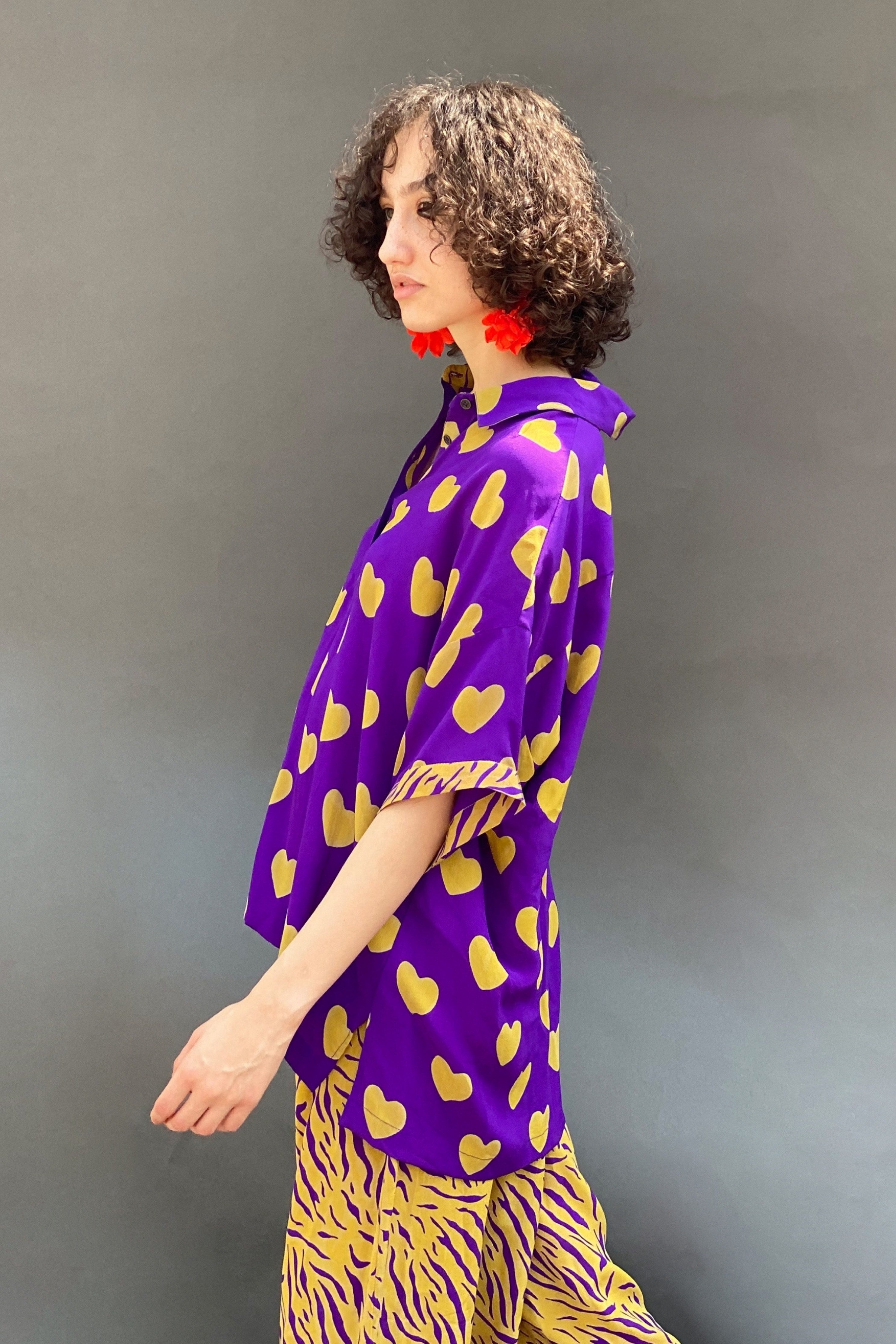 Hearts Printed Shirt