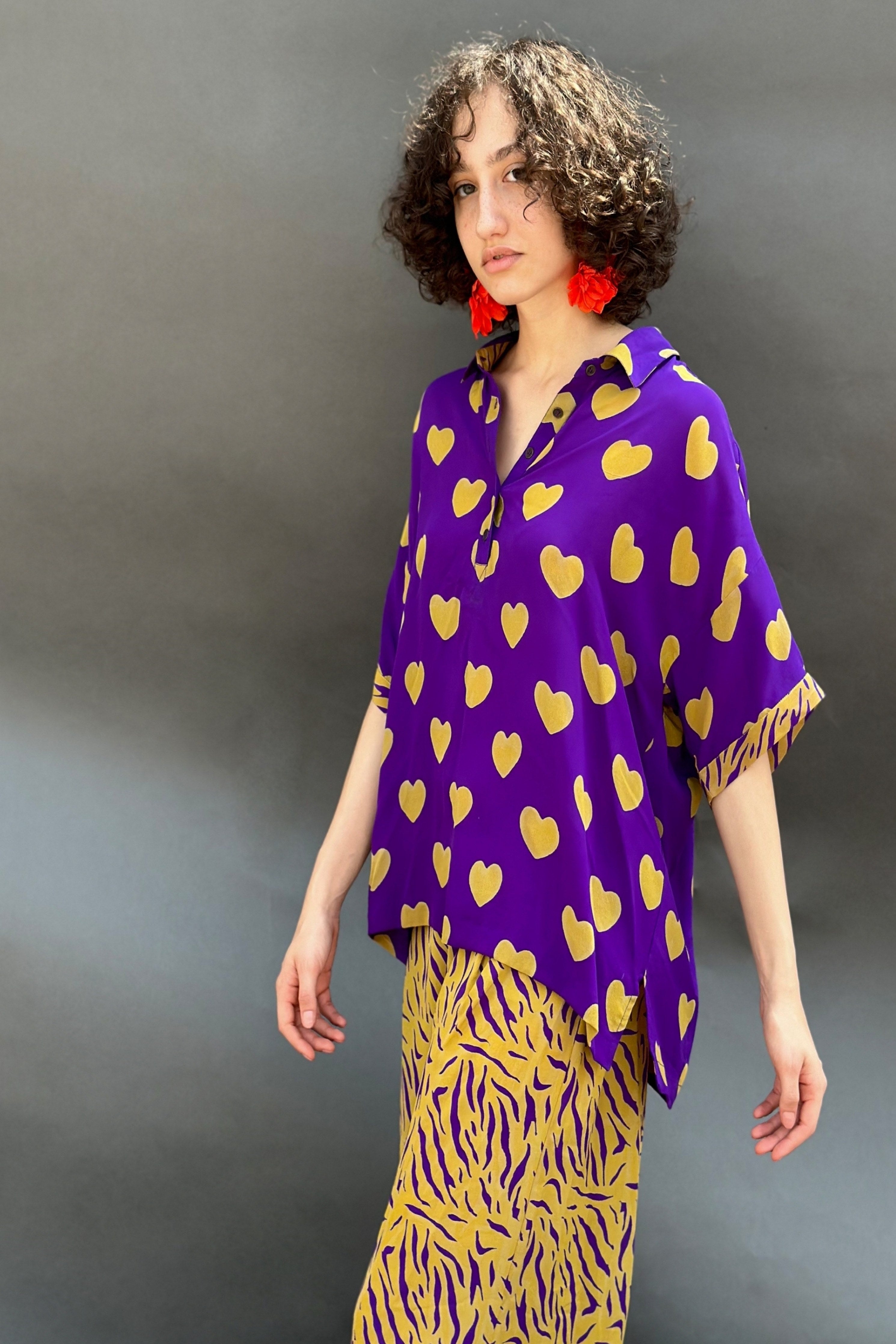 Hearts Printed Shirt