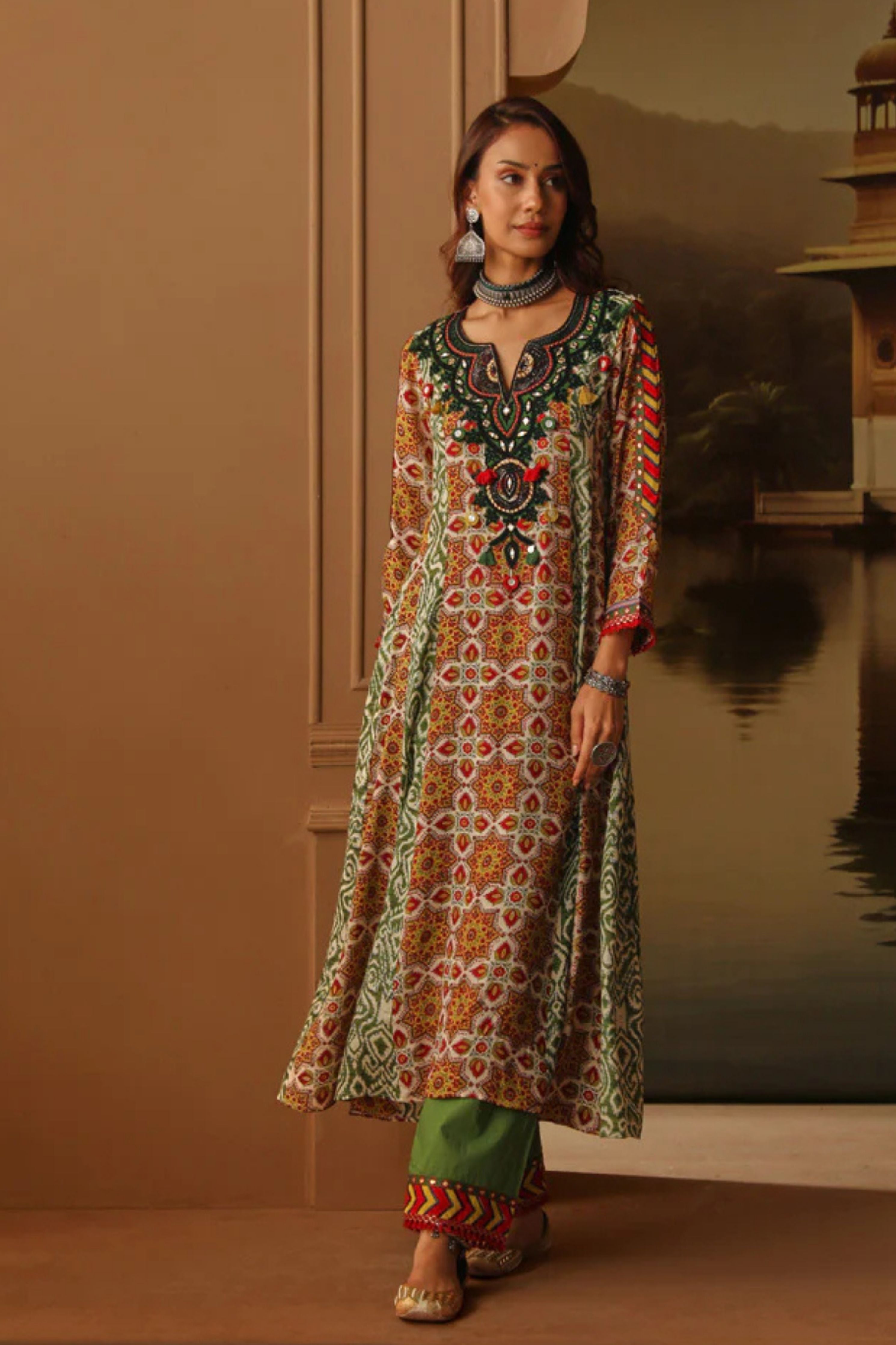 Heena Kalidaar Kurta Set
