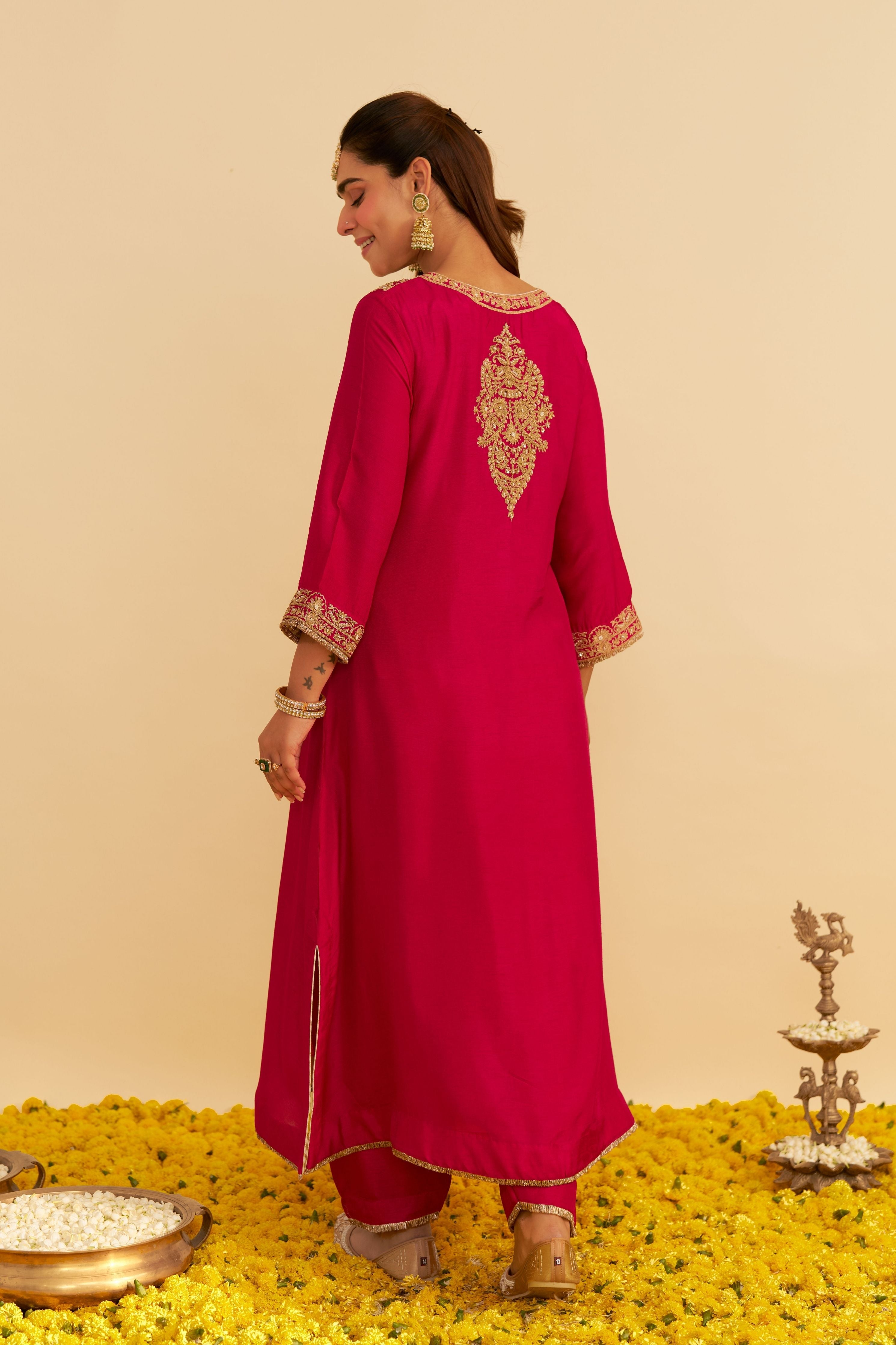 Hiba Long Kaftan With Salwar