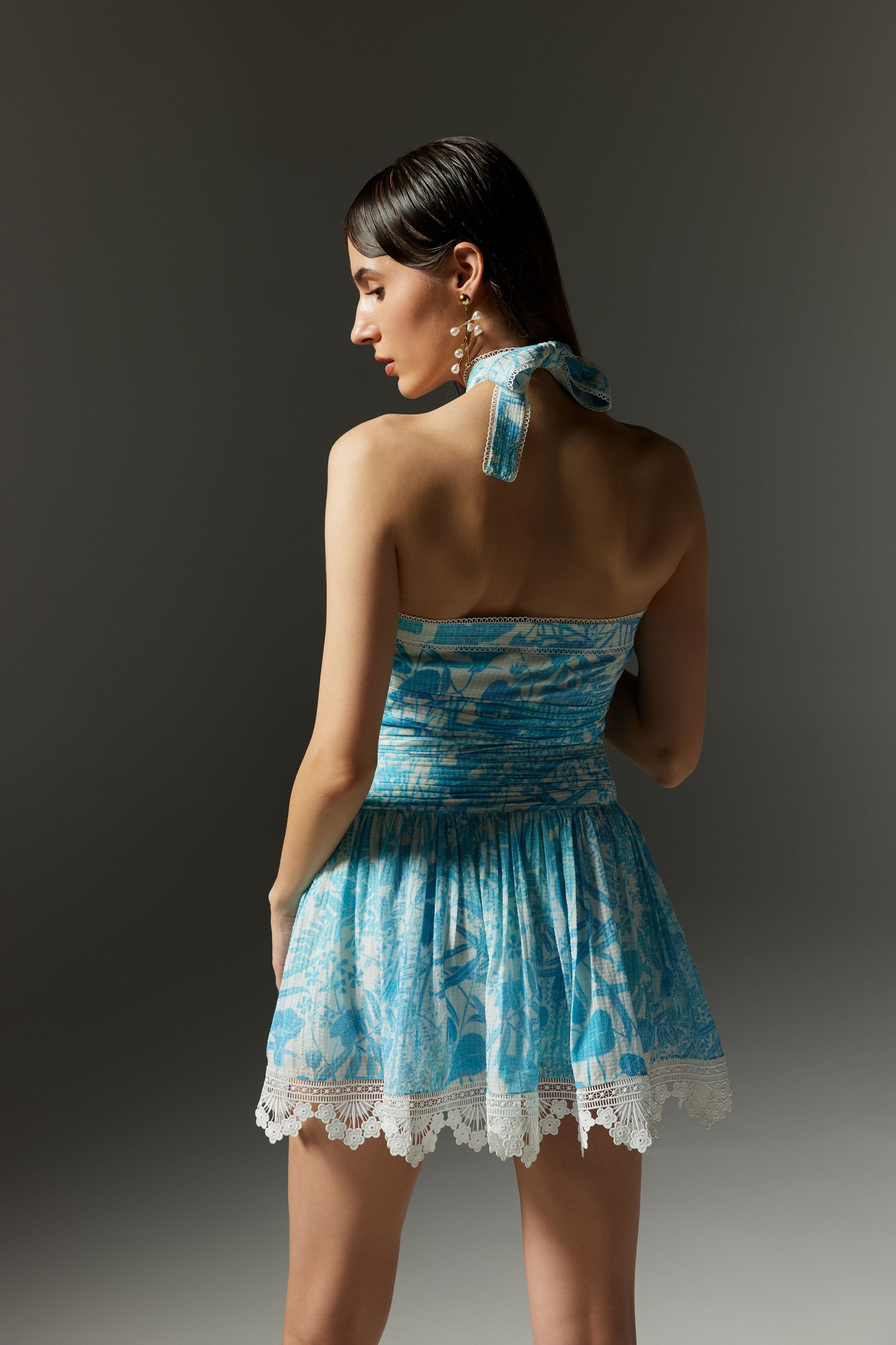 Tal Halter Mini Dress