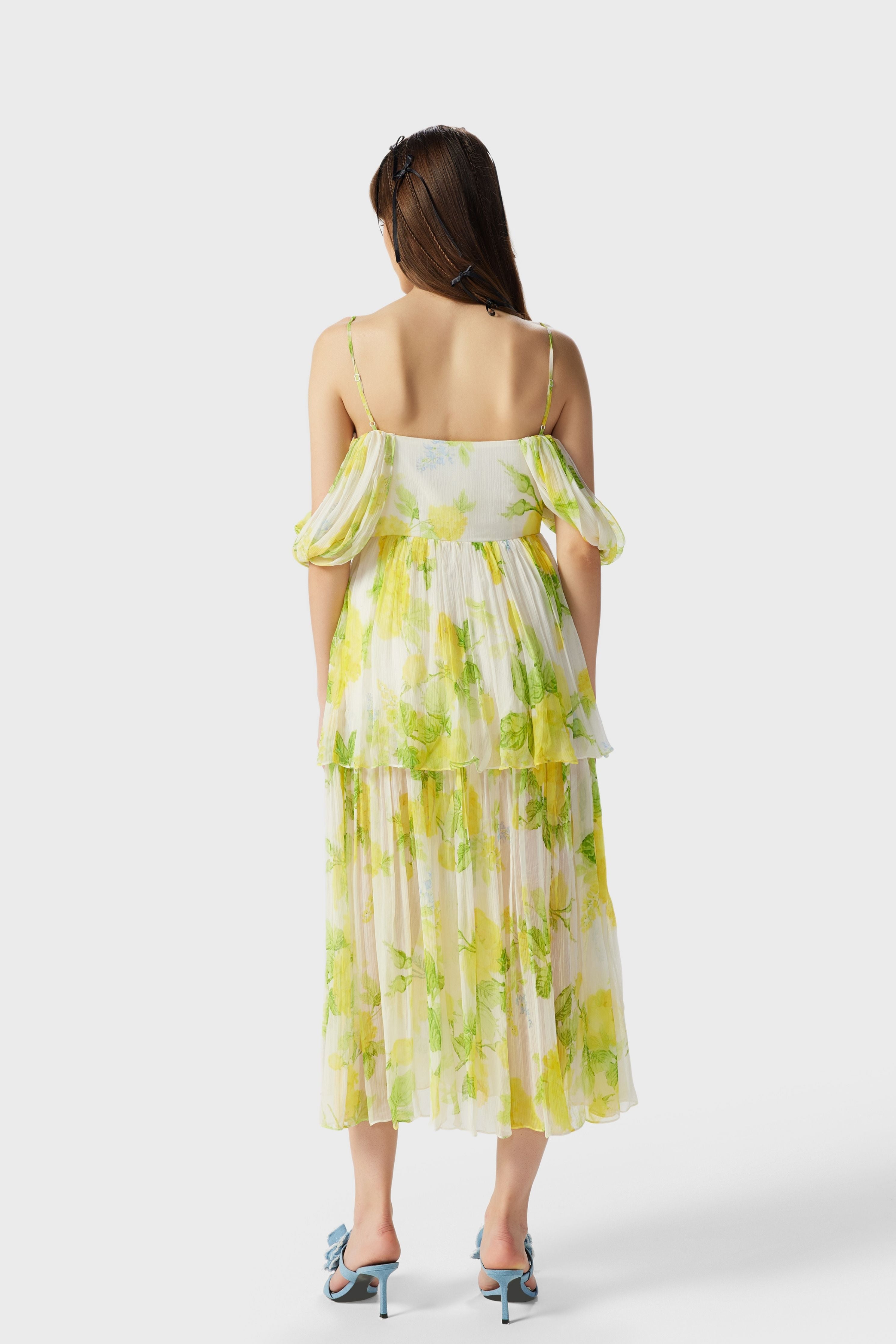 Fleur Strappy Midi Dress