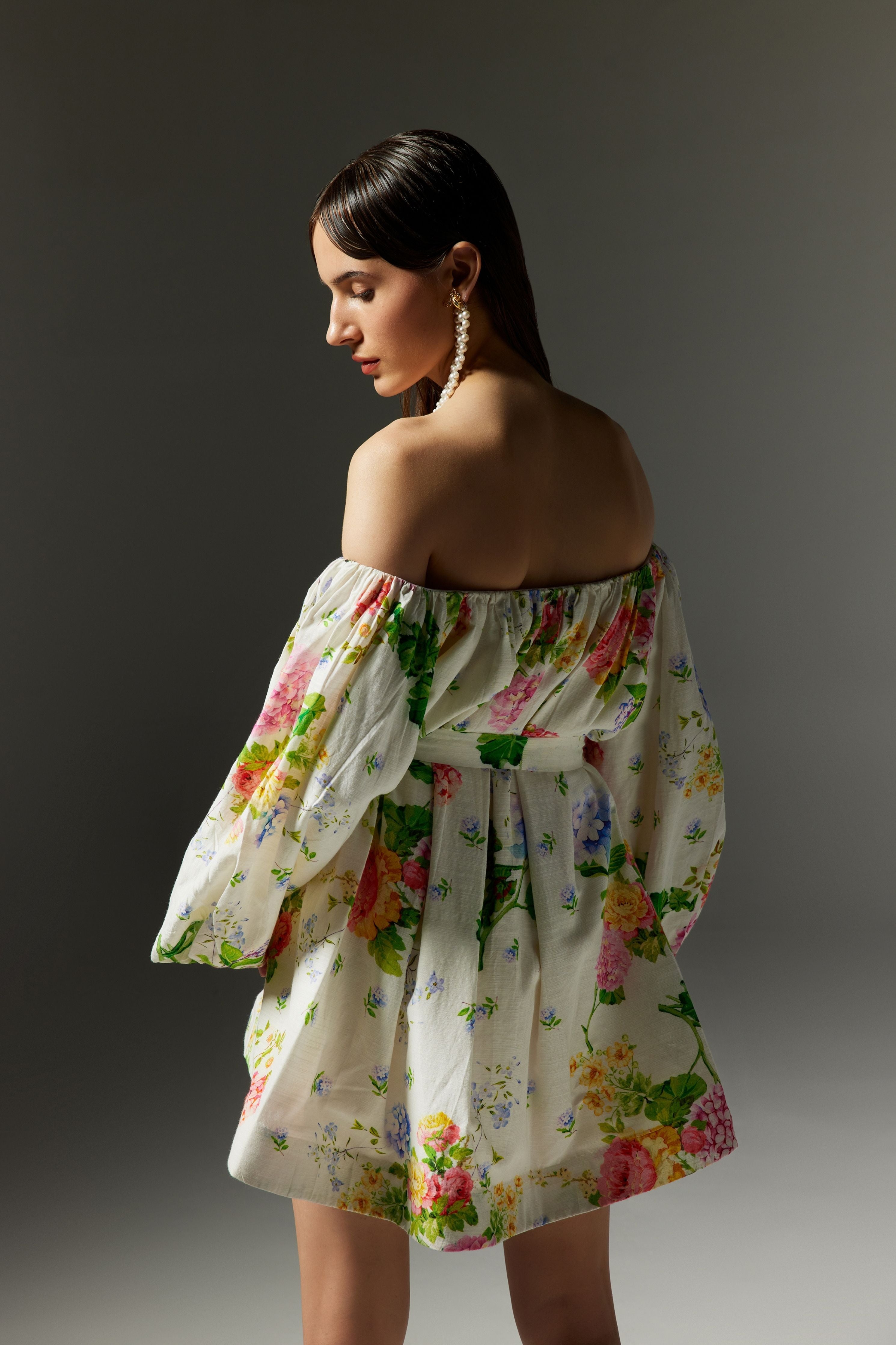 Gala Off Shoulder Short Dress