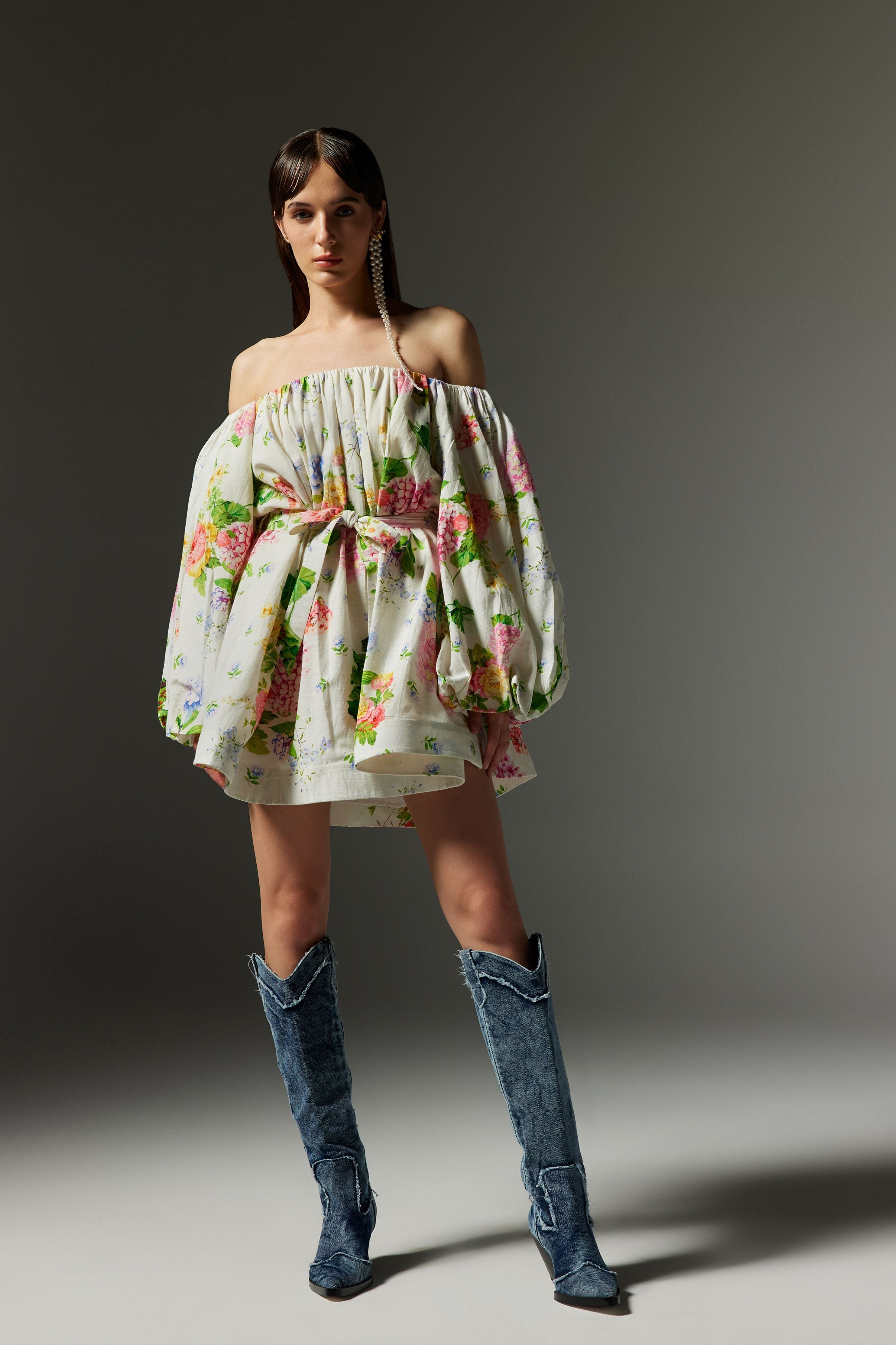 Gala Off Shoulder Short Dress