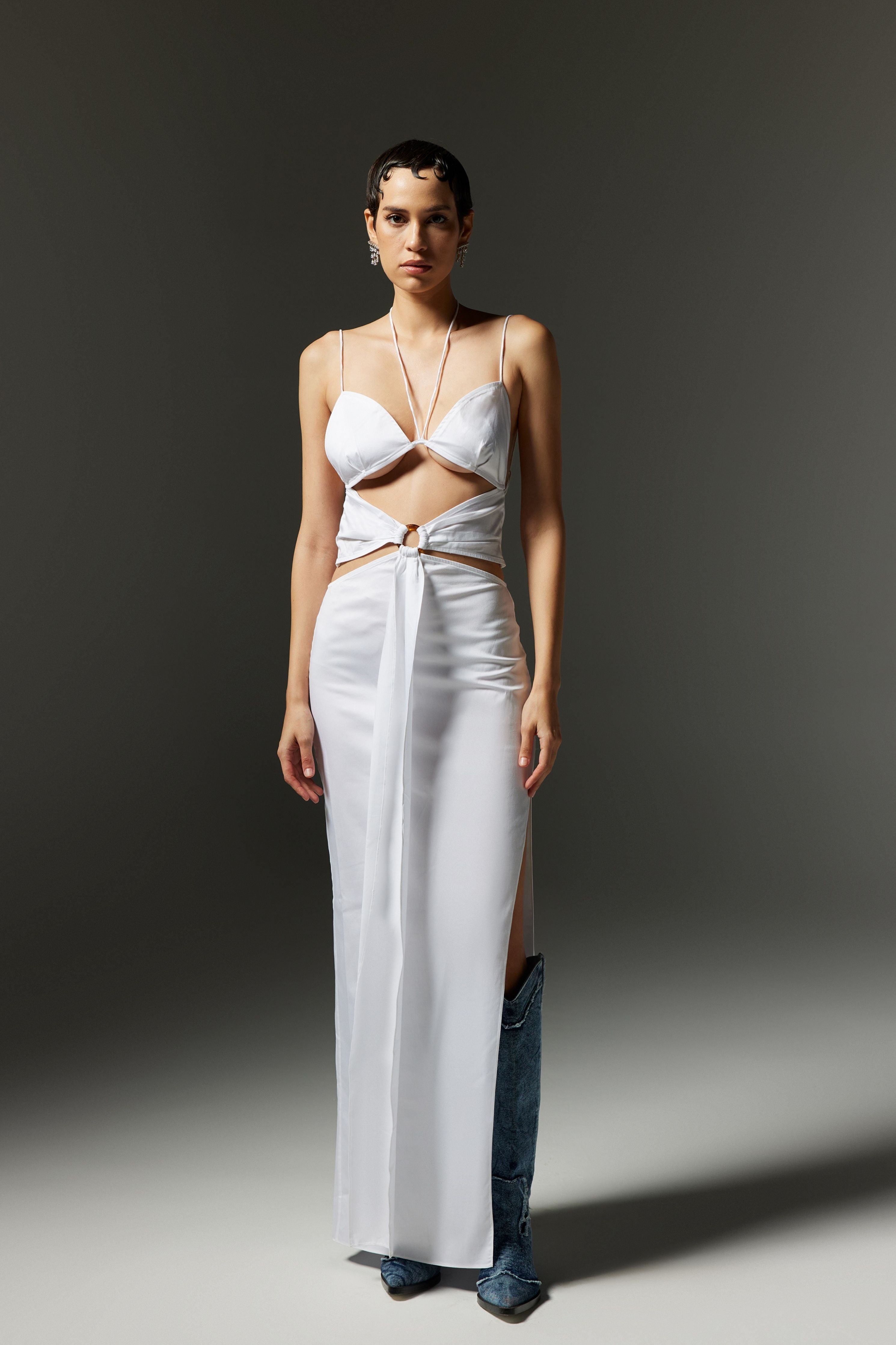 Swan Strappy Dress