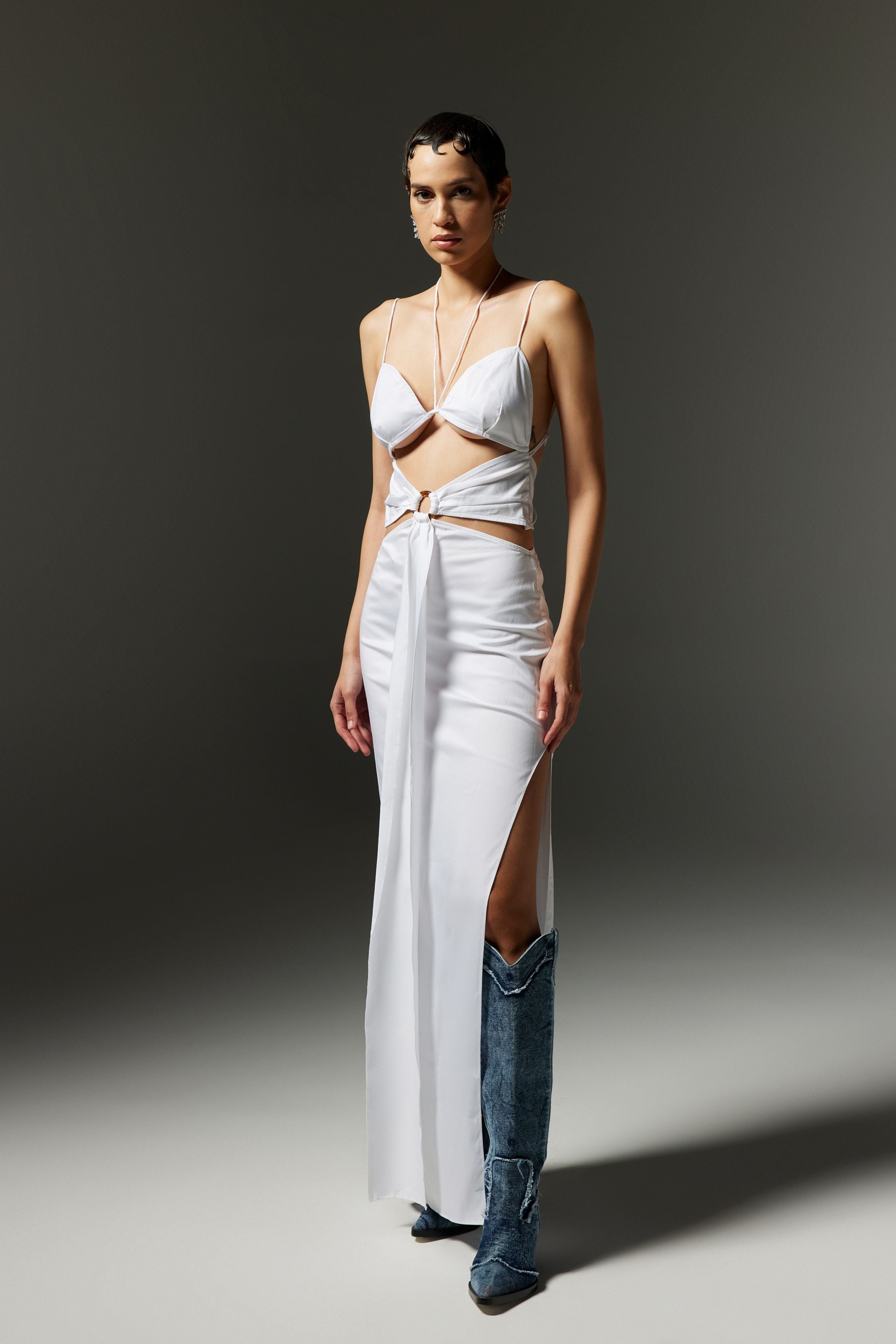 Swan Strappy Dress