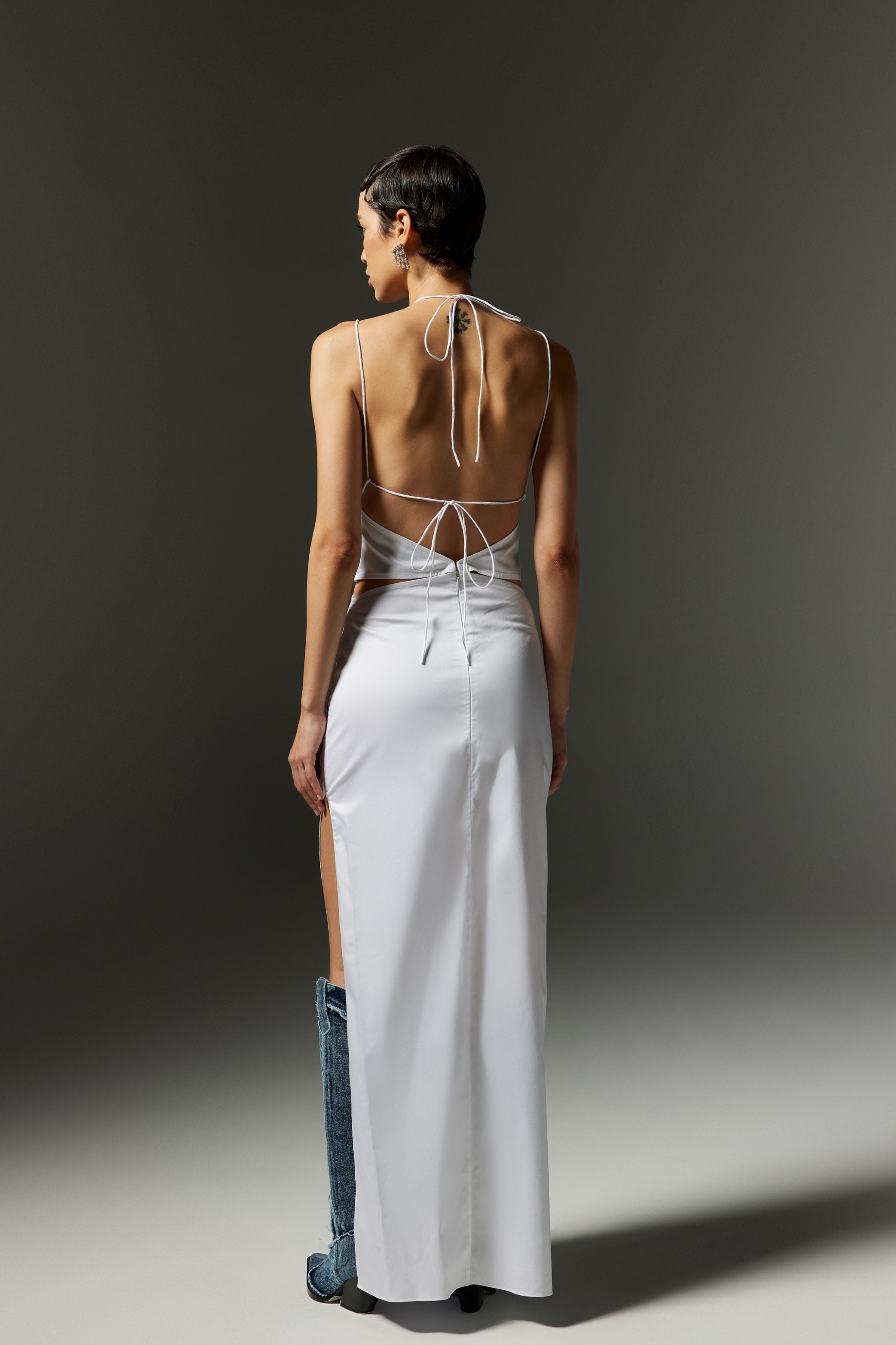 Swan Strappy Dress