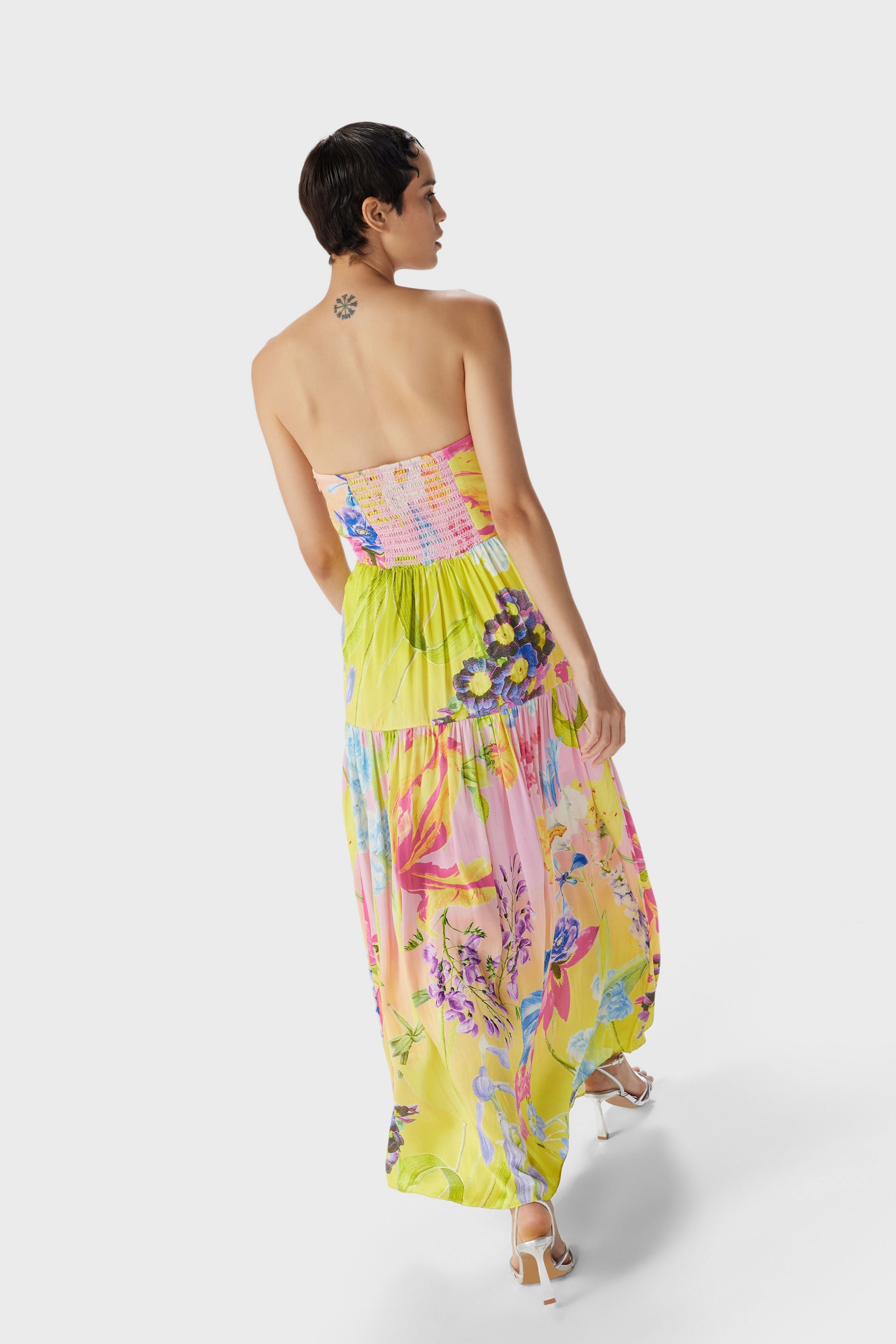 Tira Corset Midi Dress