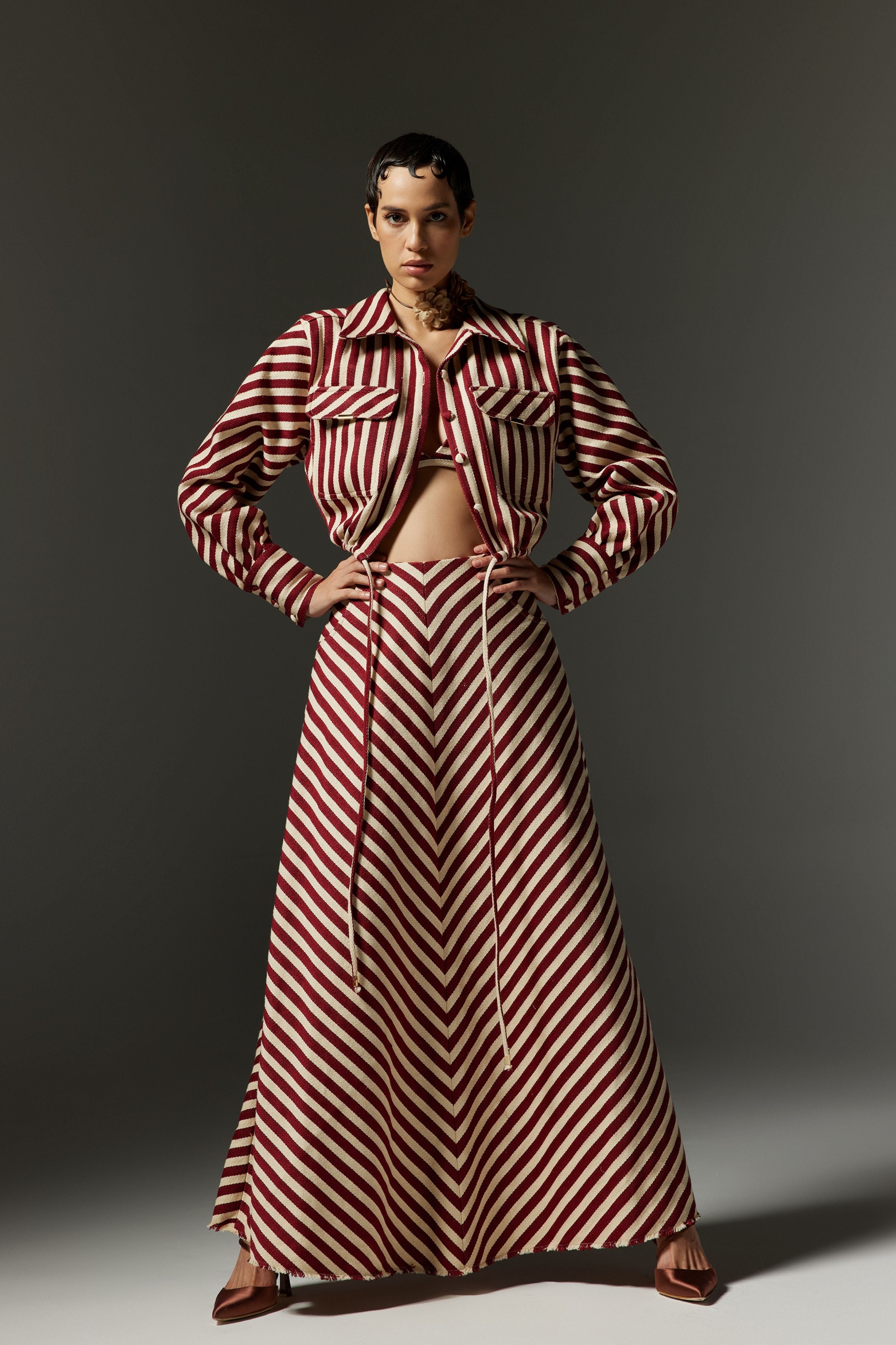 Bria A-Line Long Skirt