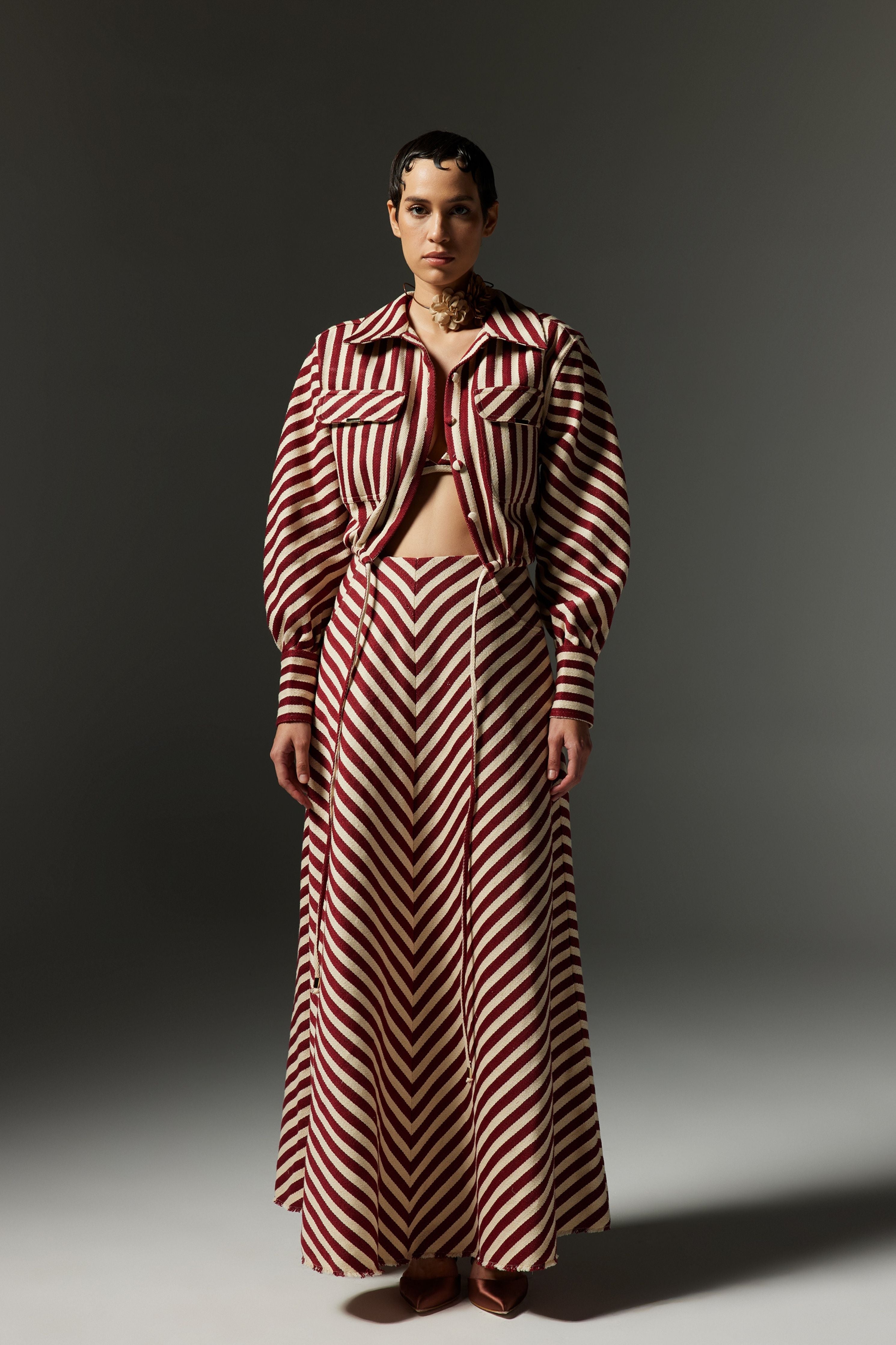 Bria A-Line Long Skirt