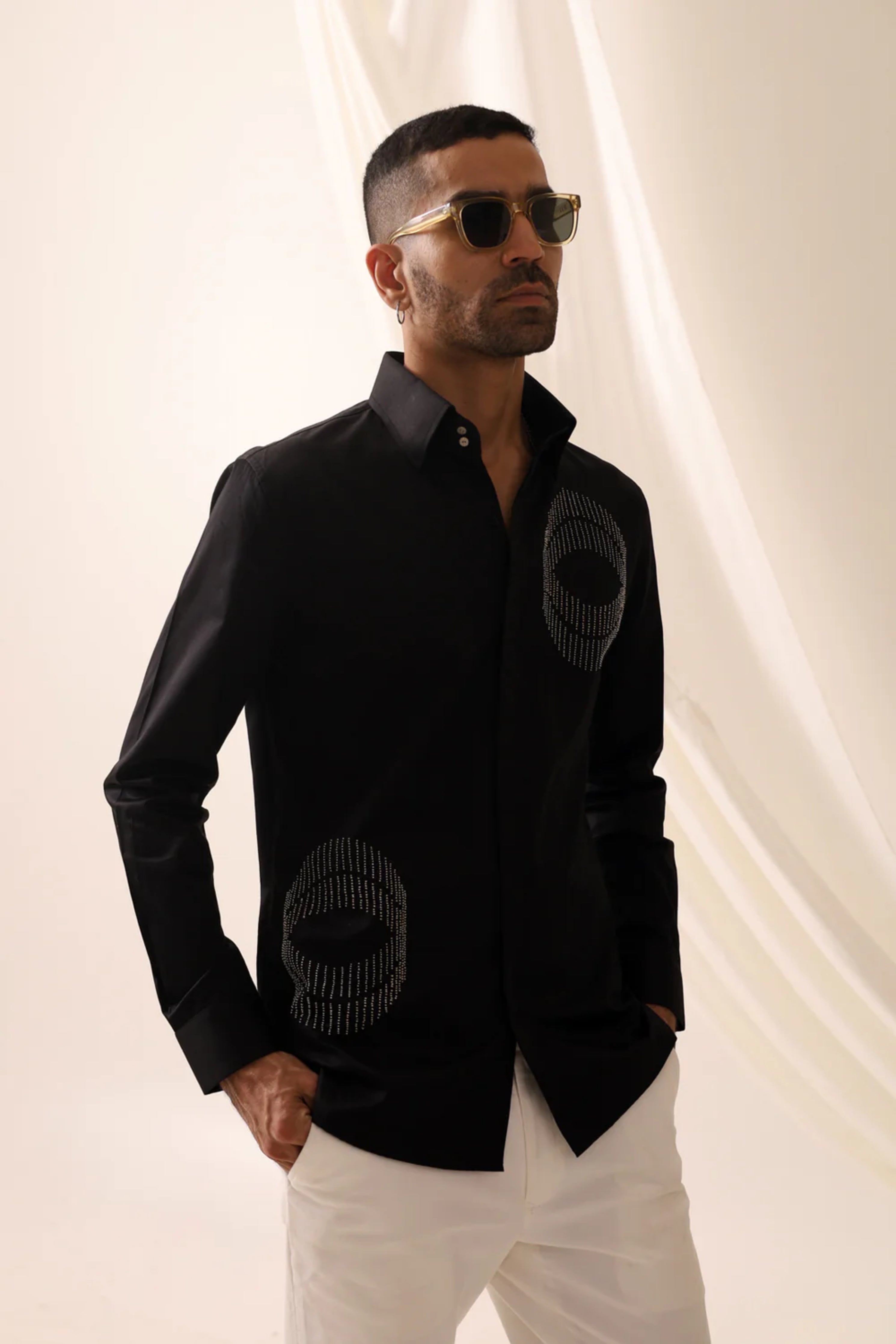 Diffused Black Shirt