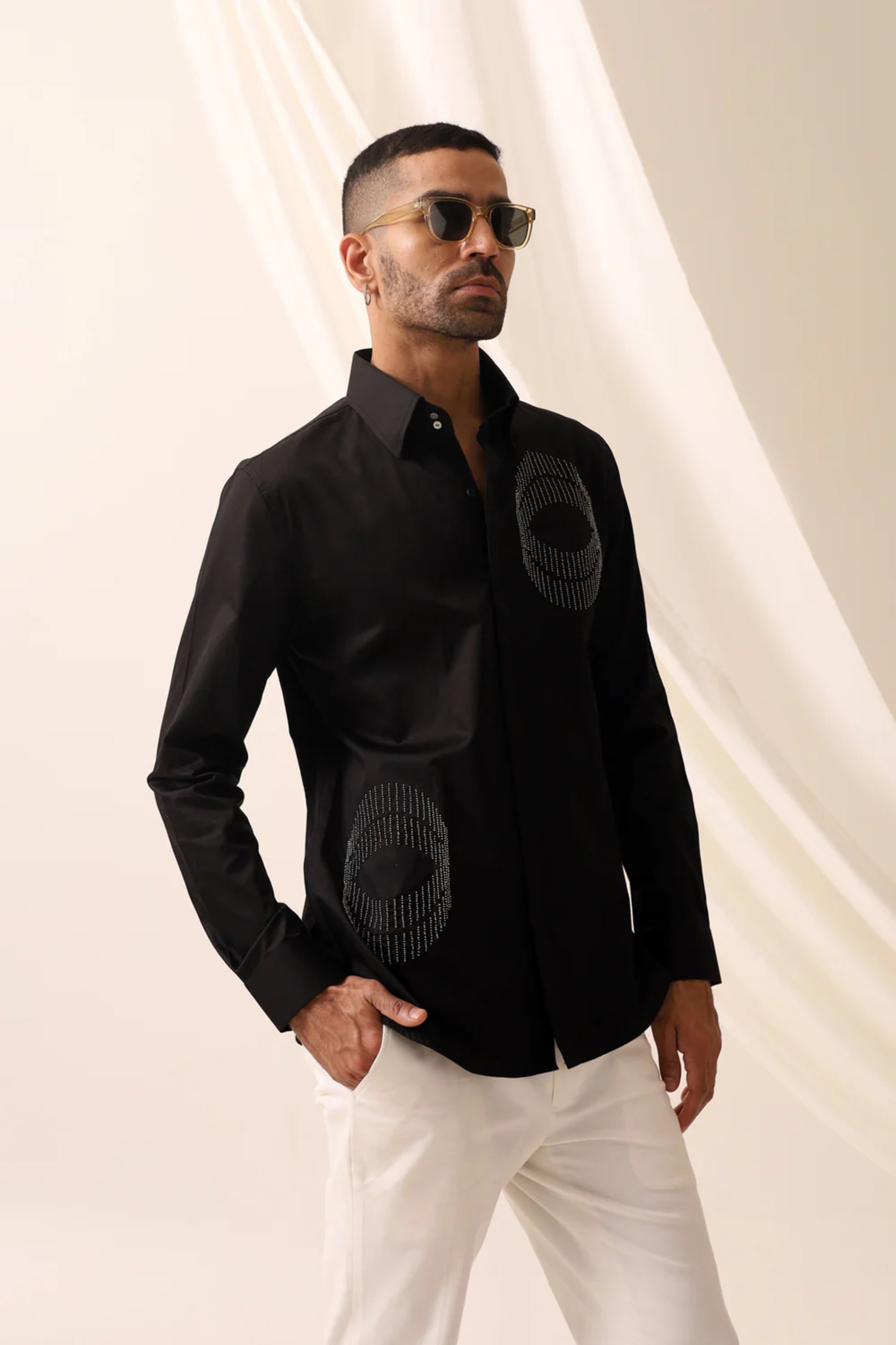 Diffused Black Shirt