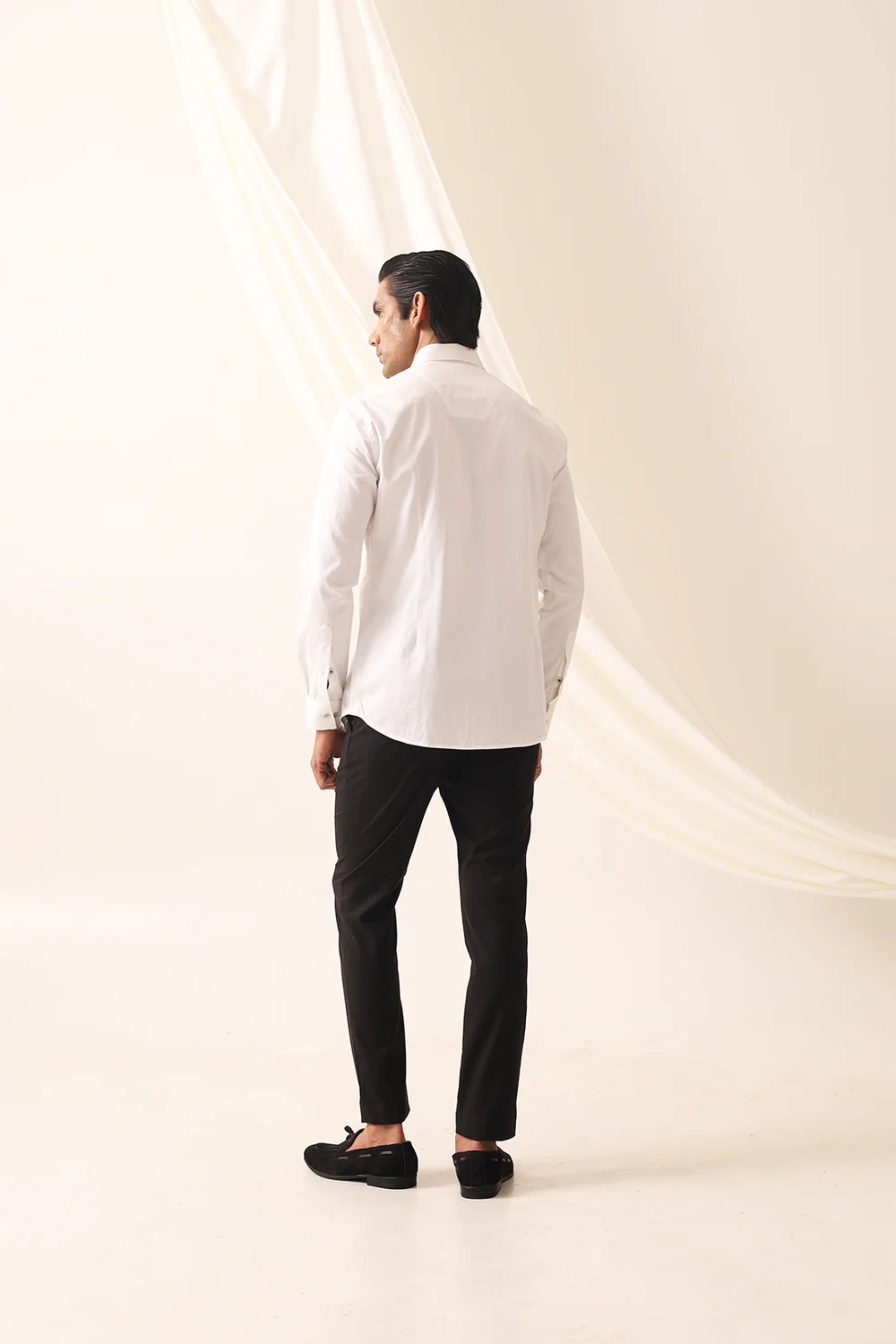 3-D White Boom Shirt