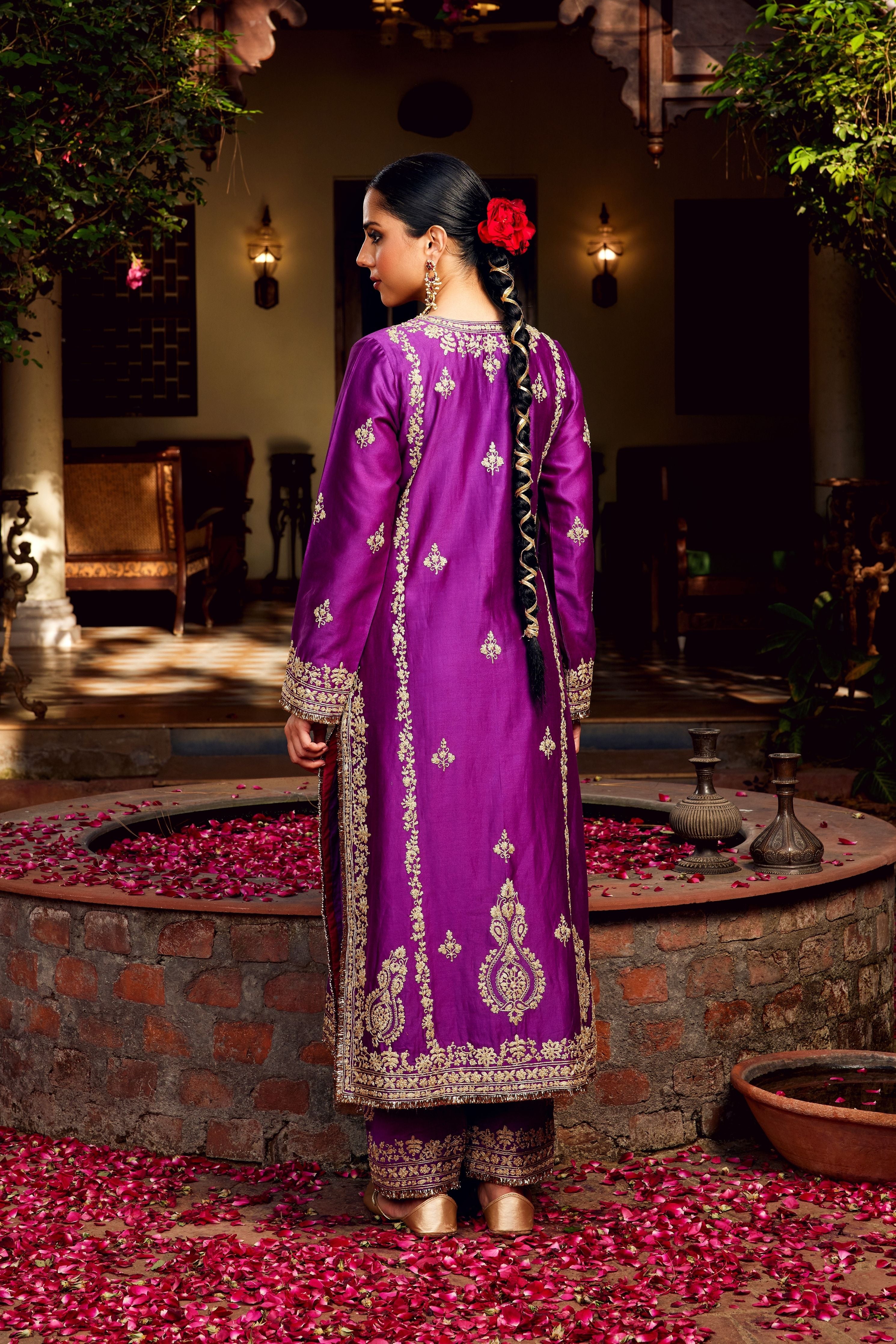 Purple Inayat Kurta Set