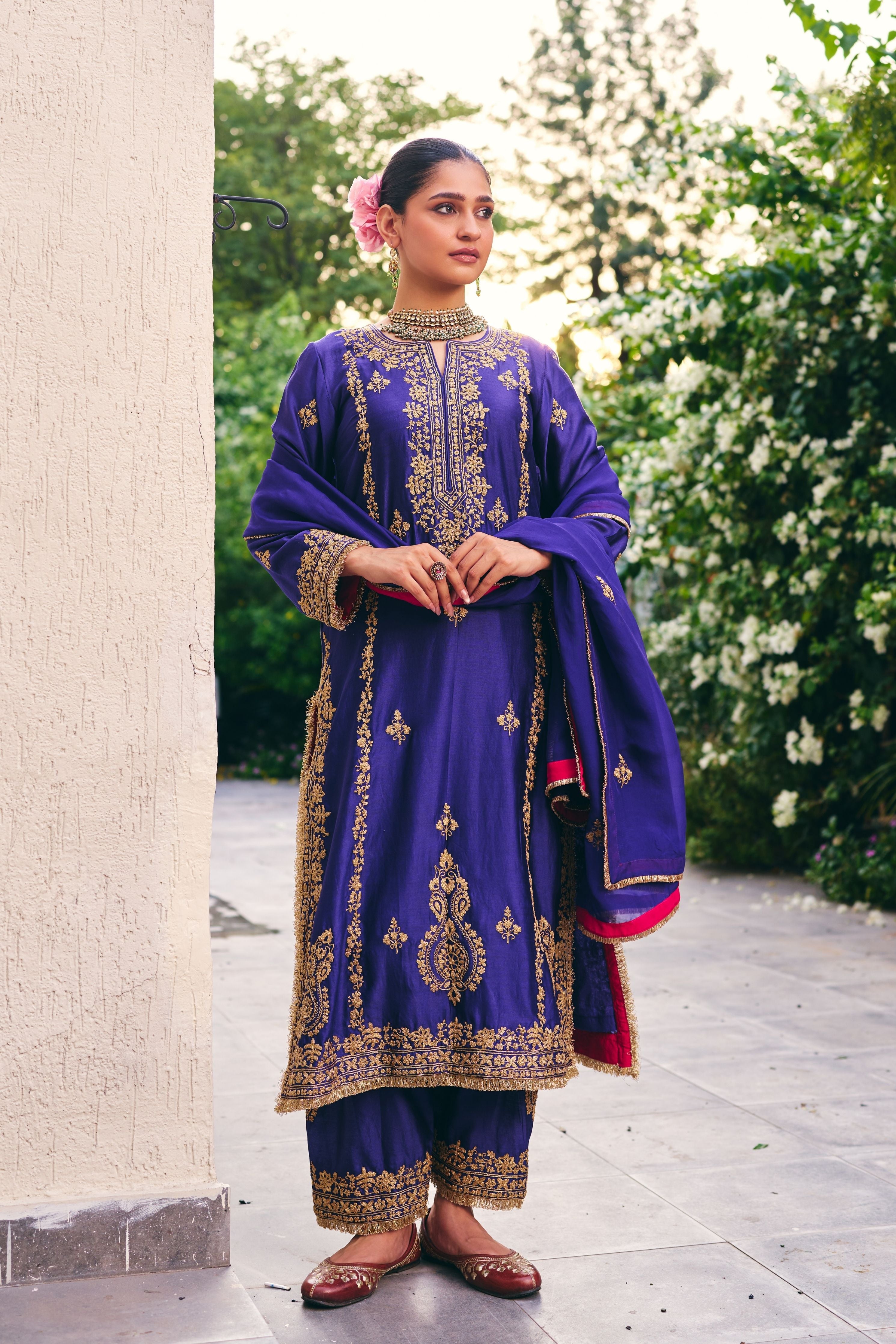 Blue Inayat Kurta Set