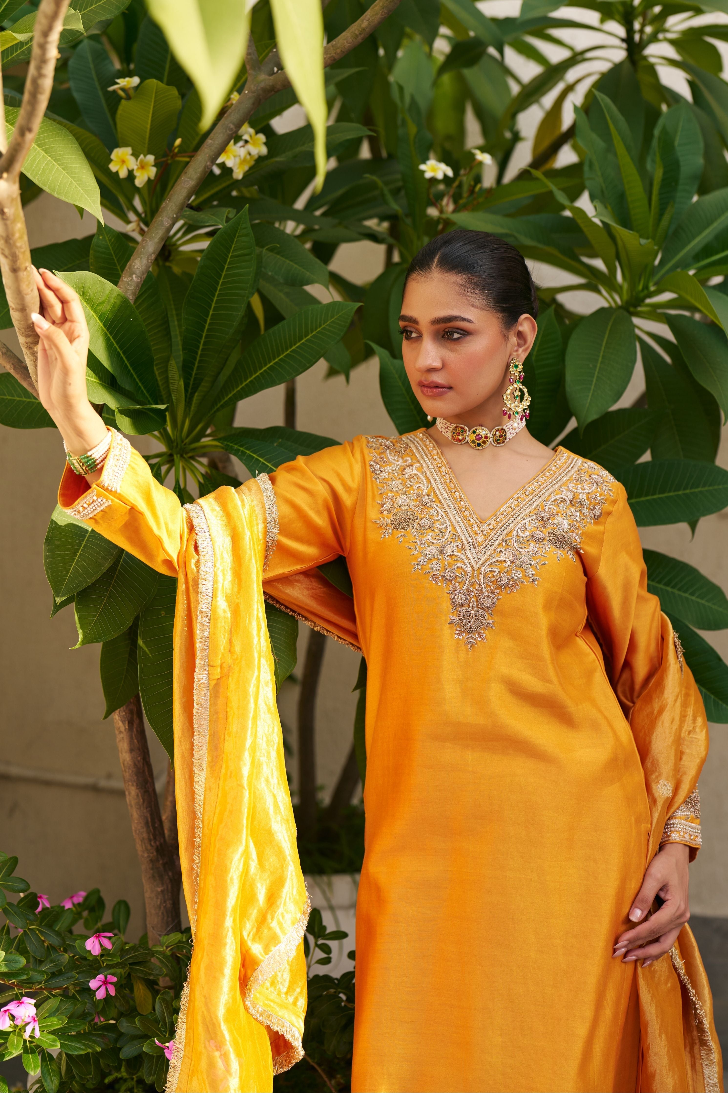 Inayat Mustard Kurta Set