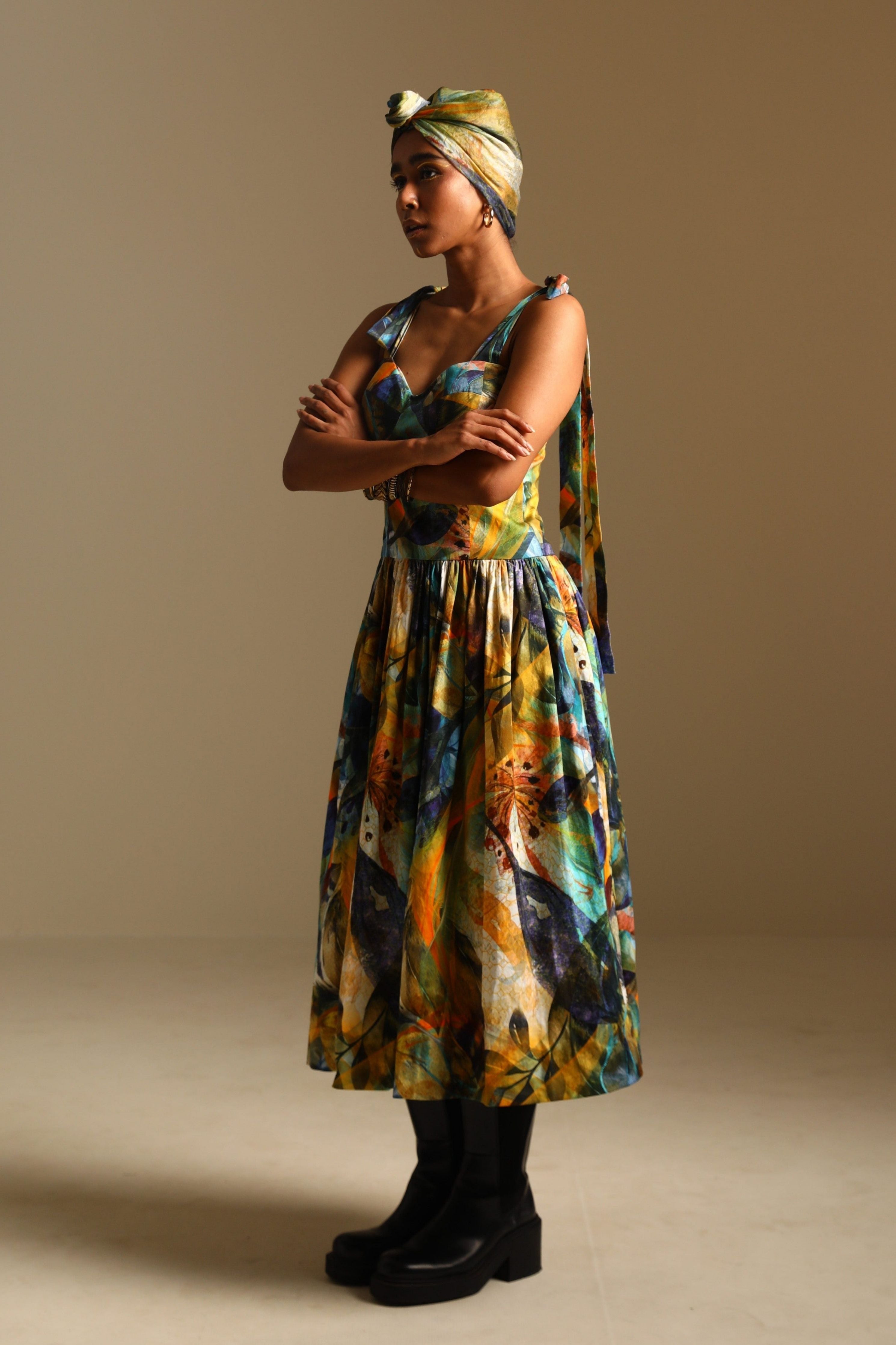 Sunset Serenade Corset Dress