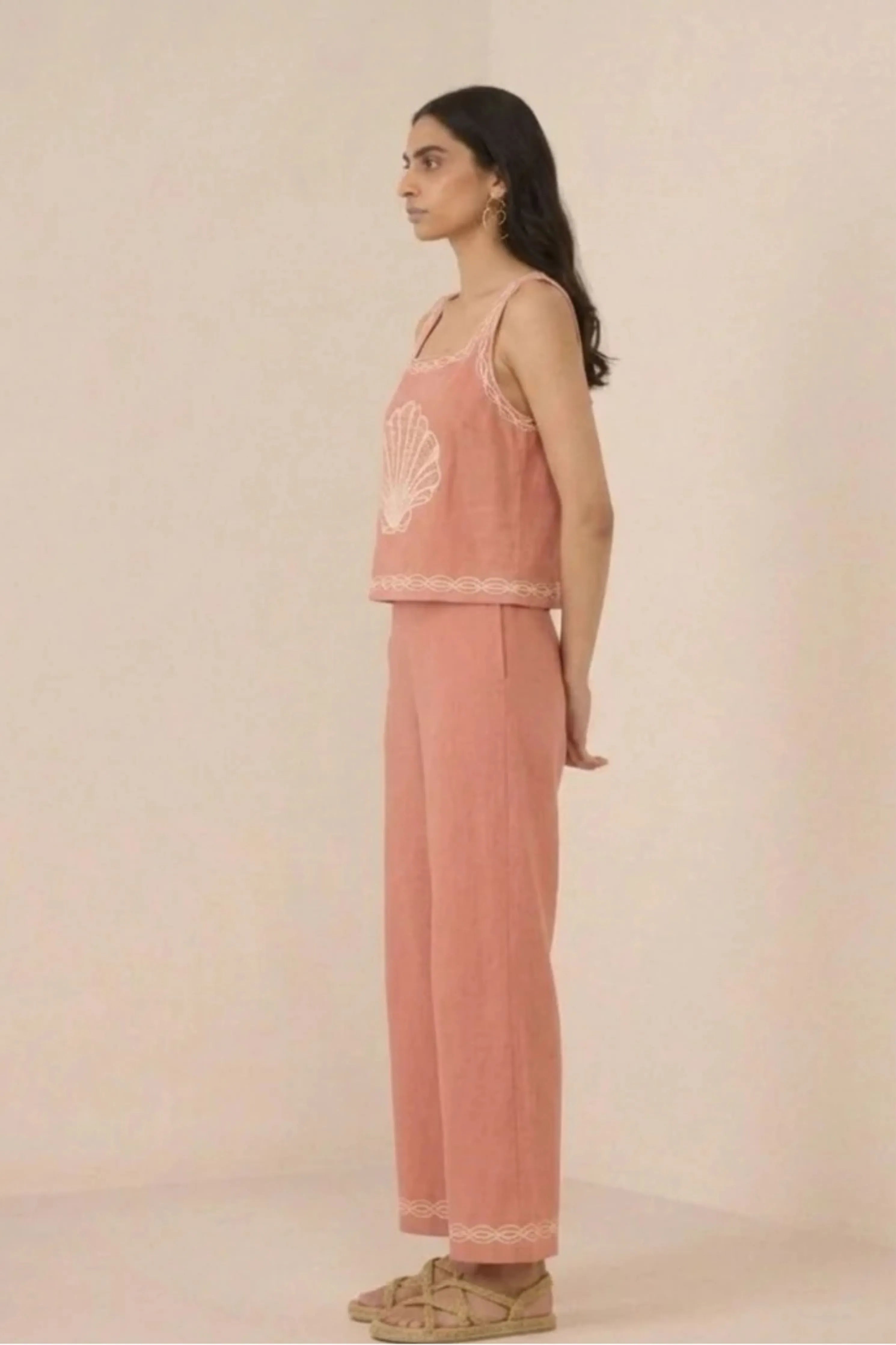 Jill Coral Pink Co-Ord Set